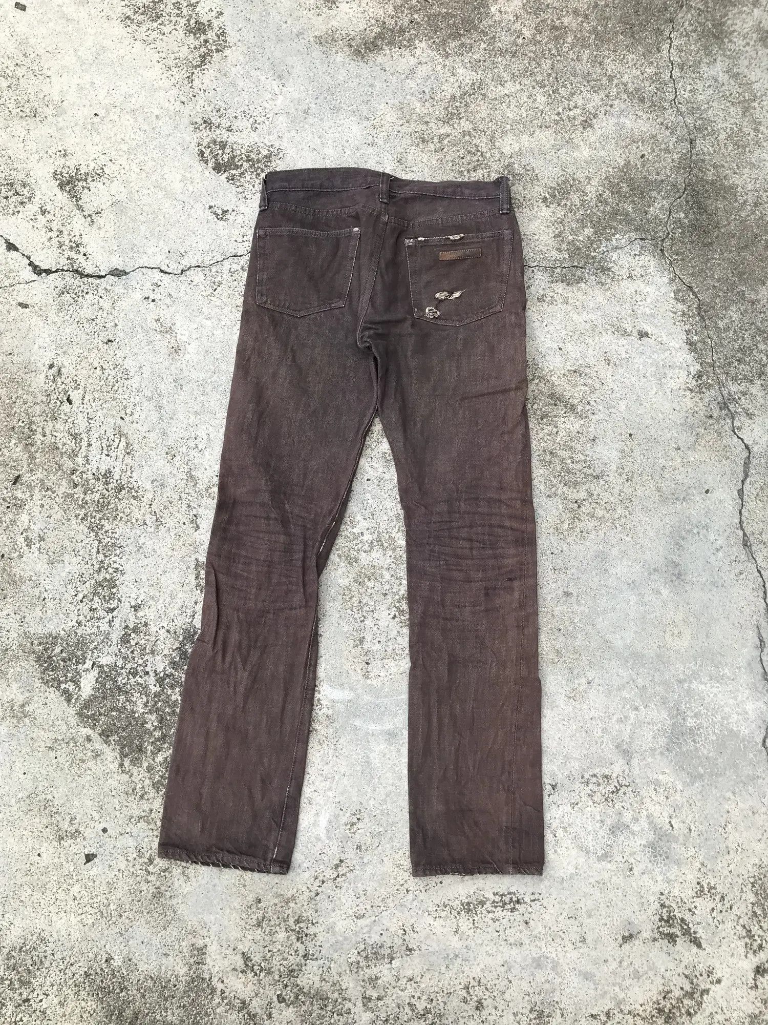 Full Count & Co. Full Count Selvedge Distressed Y2k Denim Size US 30 / EU 46 - 2 Thumbnail