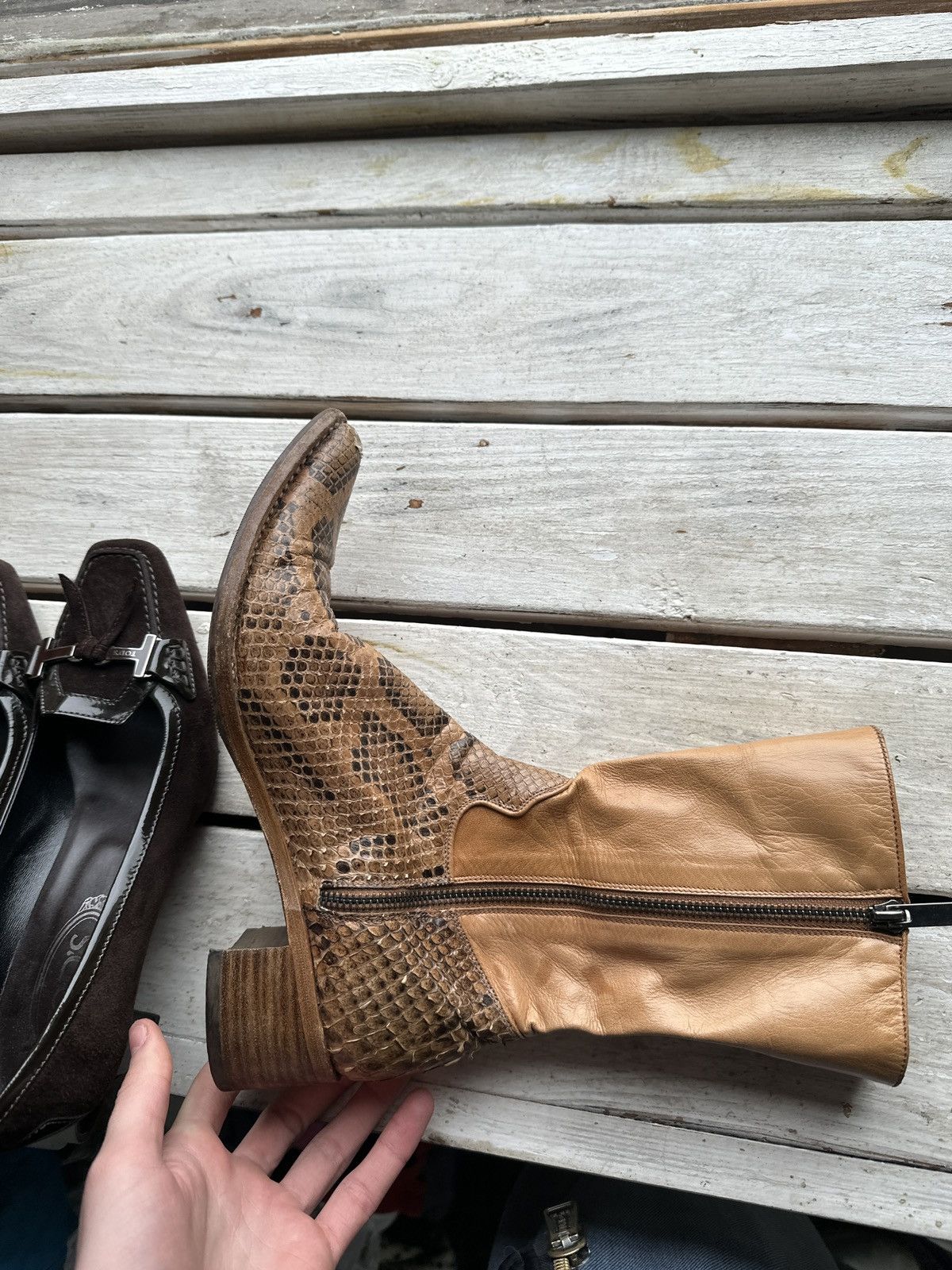 RoccoP ARHIVE 🚨 ROCCO P. AVANT GARDE as98 WOMEN BOOTS COWBOY Size US 6 / IT 36 - 6 Thumbnail