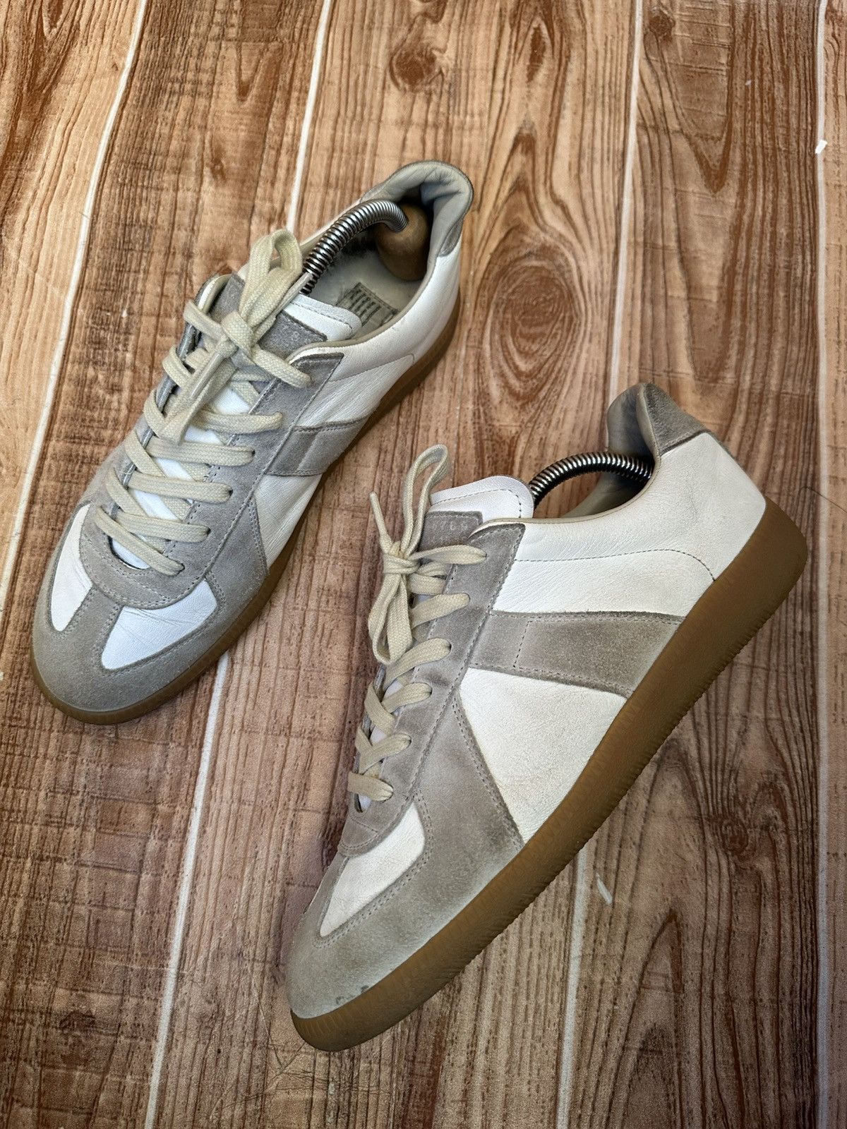 Maison Margiela Maison Margiela Replica GAT Gray/White Low Top Sneakers Size US 7.5 / EU 40-41 - 2 Thumbnail
