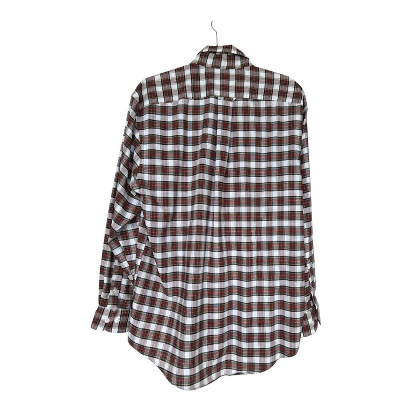 Towncraft Towncraft Brown and White Casual Button Down Shirt Size M Size US M / EU 48-50 / 2 - 2 Thumbnail