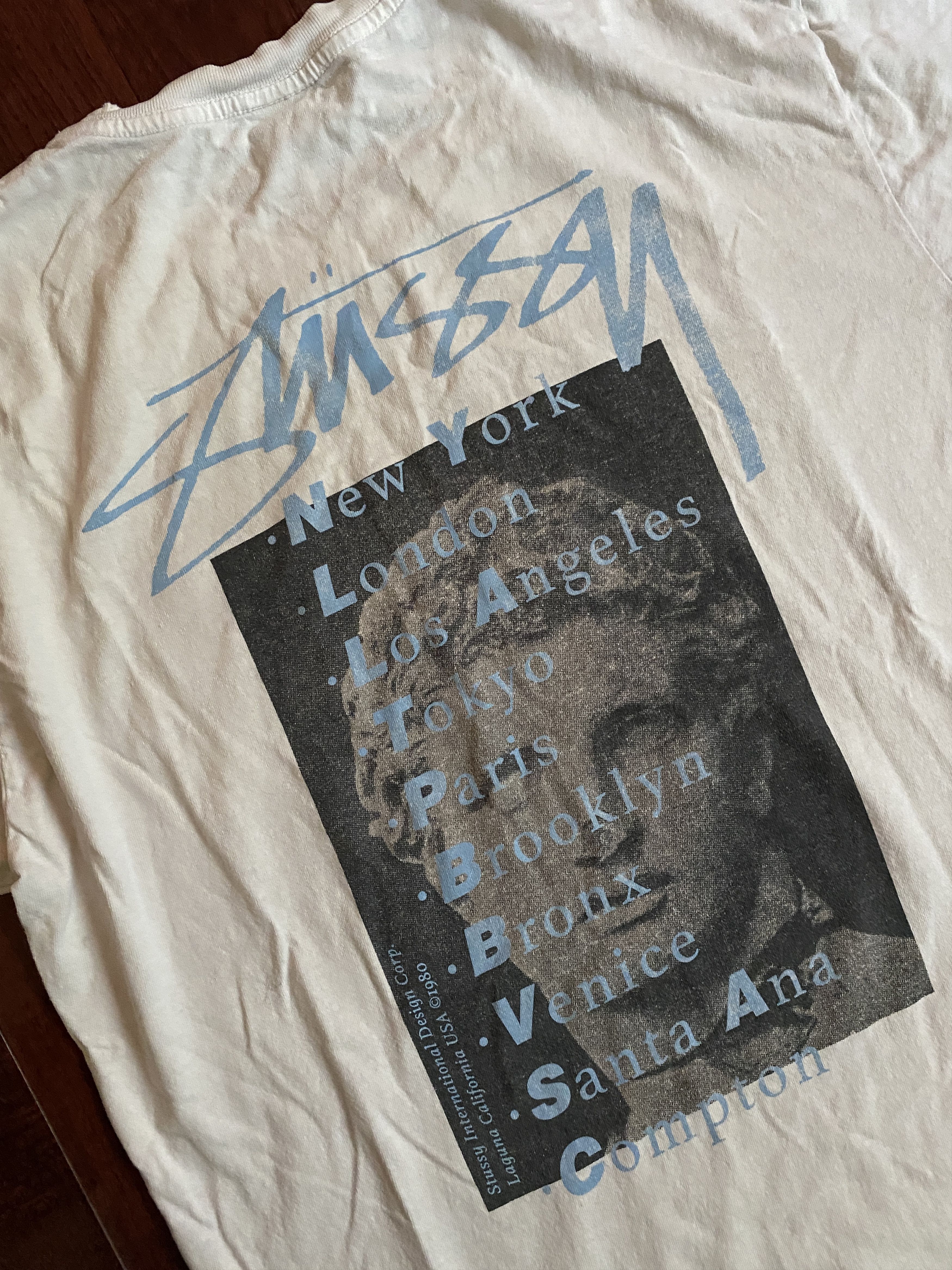 Stussy Statue Pigment Dyed T-Shirt Size US L / EU 52-54 / 3 - 3 Thumbnail