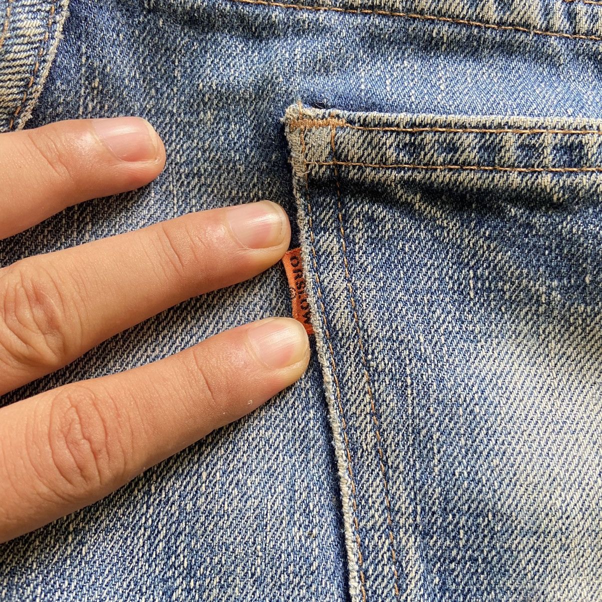 Orslow Orslow Orange Tab Blue Wash Jeans Size US 30 / EU 46 - 5 Thumbnail
