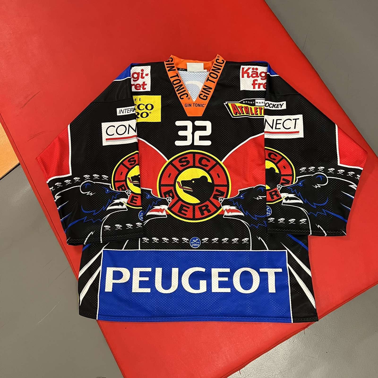 NHL SC Bern Switzerland Ice Hockey Yvette Jersey #32 Ruthemann Size US XL / EU 56 / 4 - 1 Thumbnail