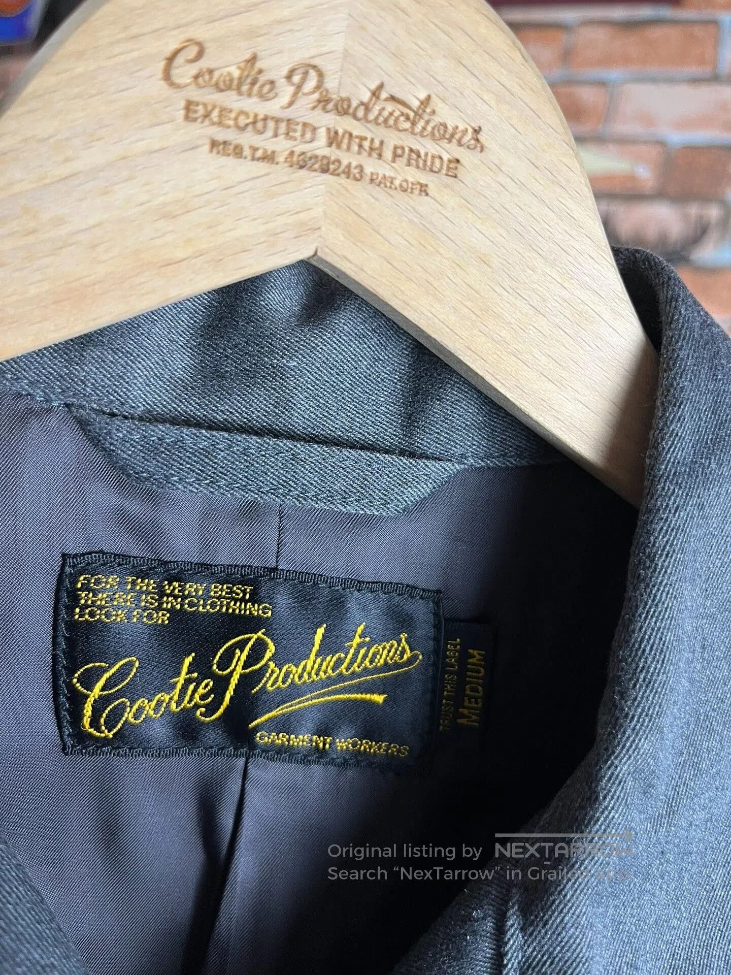 Japanese Brand Cootie Gray Motorcycle Jacket M Size. Size US M / EU 48-50 / 2 - 4 Thumbnail