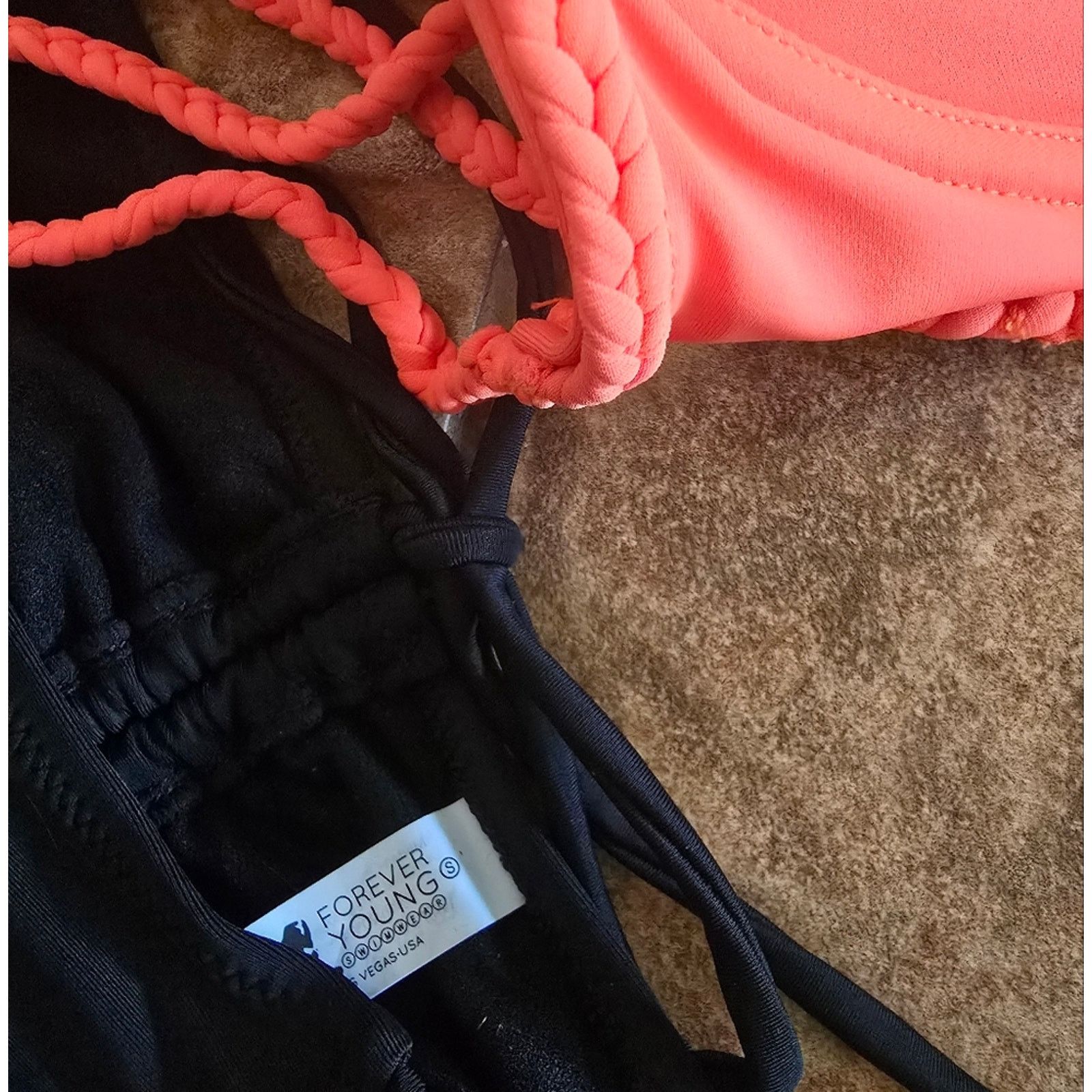 Orange Black FYS Kingston Bikini Set