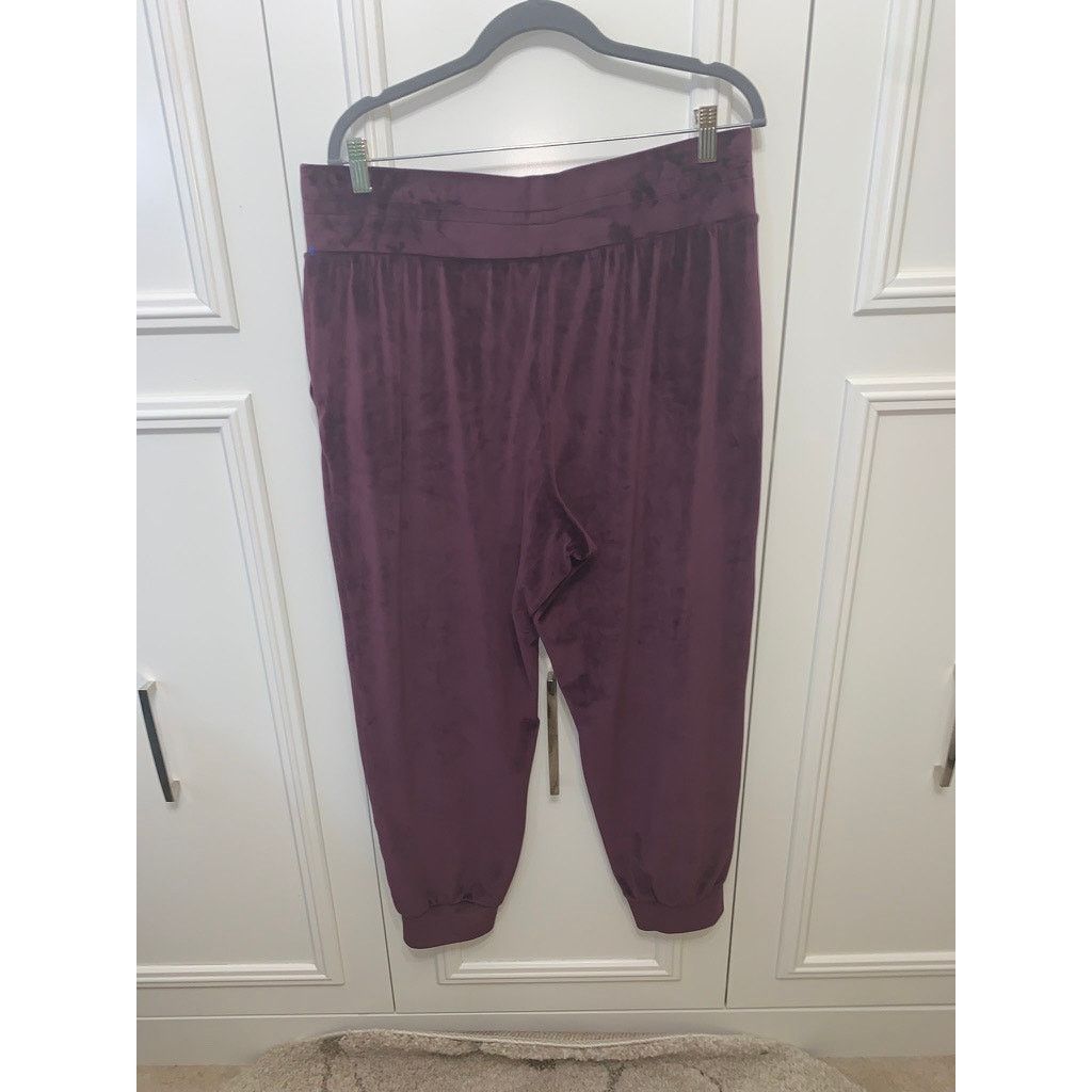 Victoria's Secret Victoria's Secret Women's XL Purple Velour Jogger Pants Size 36" / US 14 / IT 50 - 7 Thumbnail