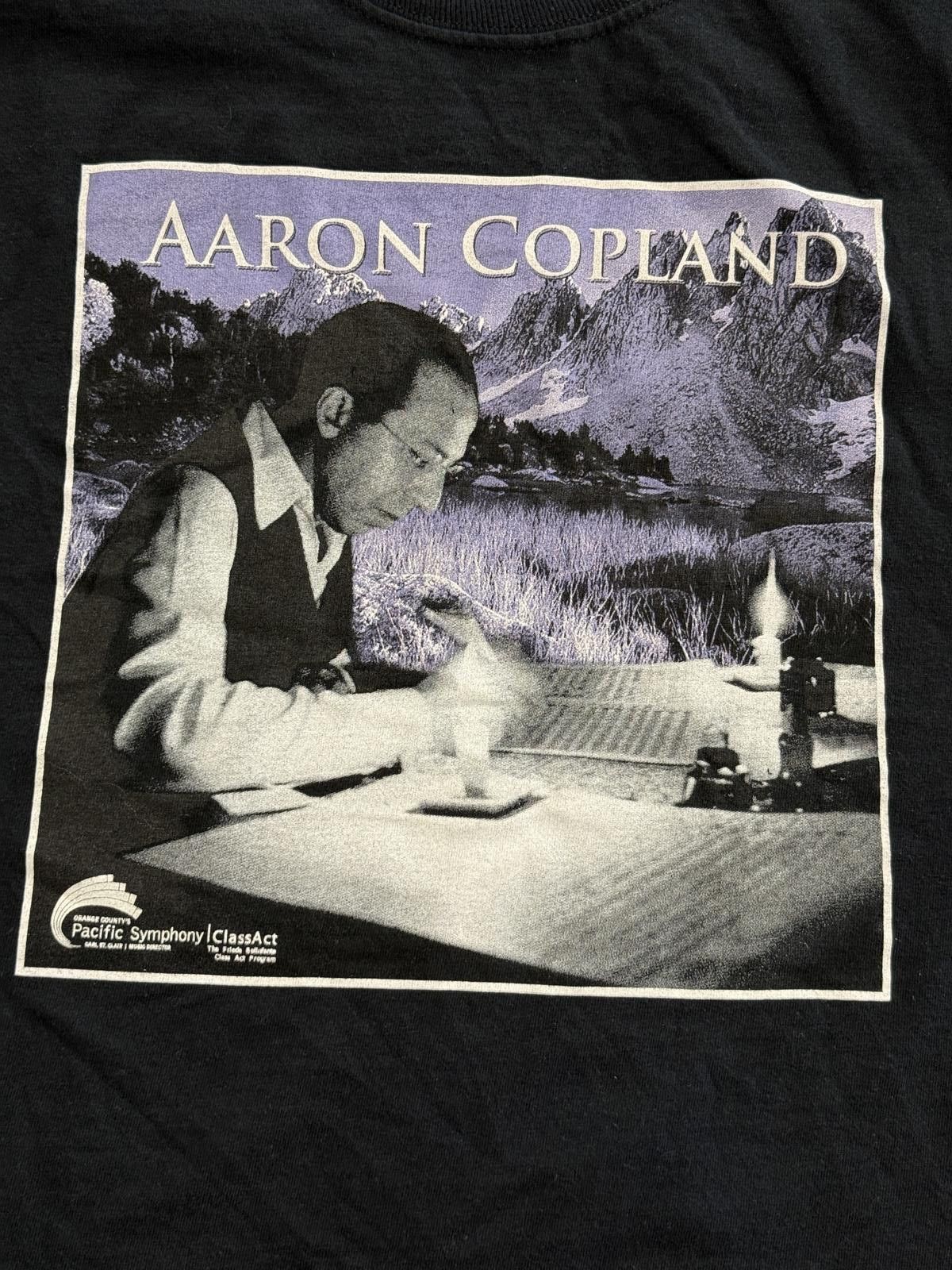 Hanes Aaron Copland T-shirt Pacific Symphony 2011 - M Size US M / EU 48-50 / 2 - 4 Thumbnail