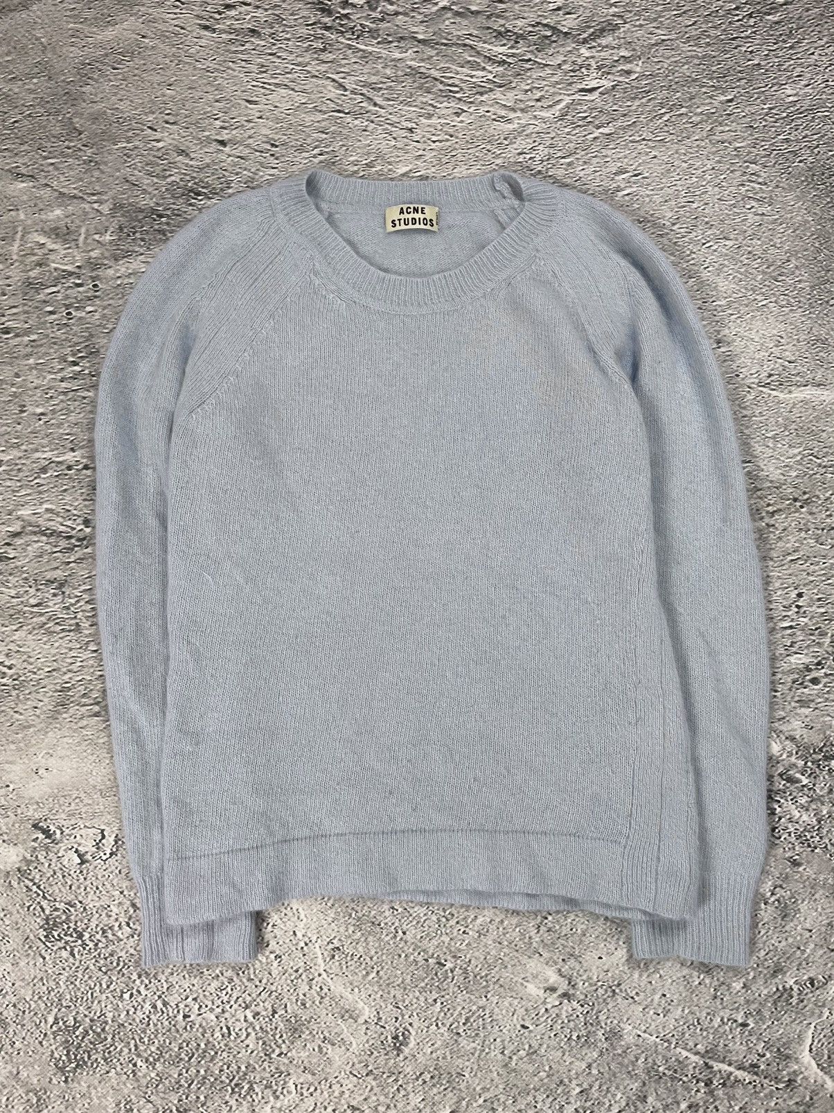 Acne Studios Acne Studios Micah Angora PSS13 sweater baby blue vintage Size US S / EU 44-46 / 1 - 1 Thumbnail