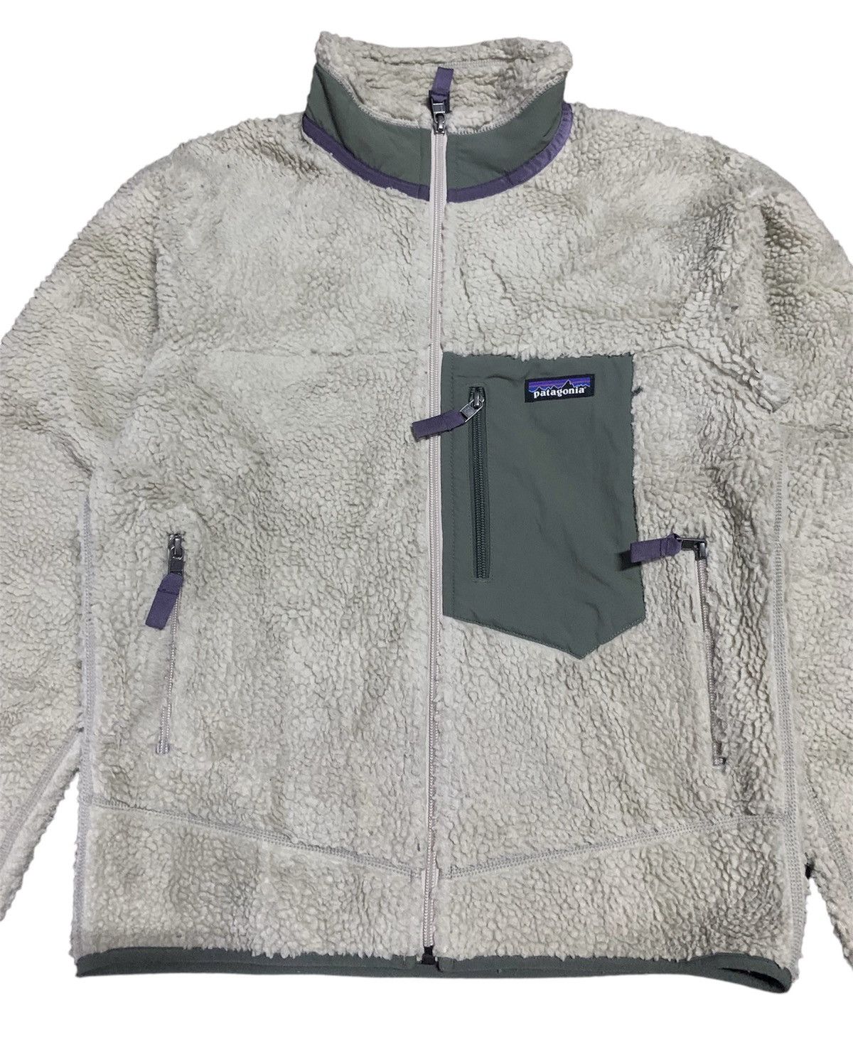 Patagonia Vintage PATAGONIA Retro Deep Pile Sherpa Jacket Size US S / EU 44-46 / 1 - 2 Thumbnail
