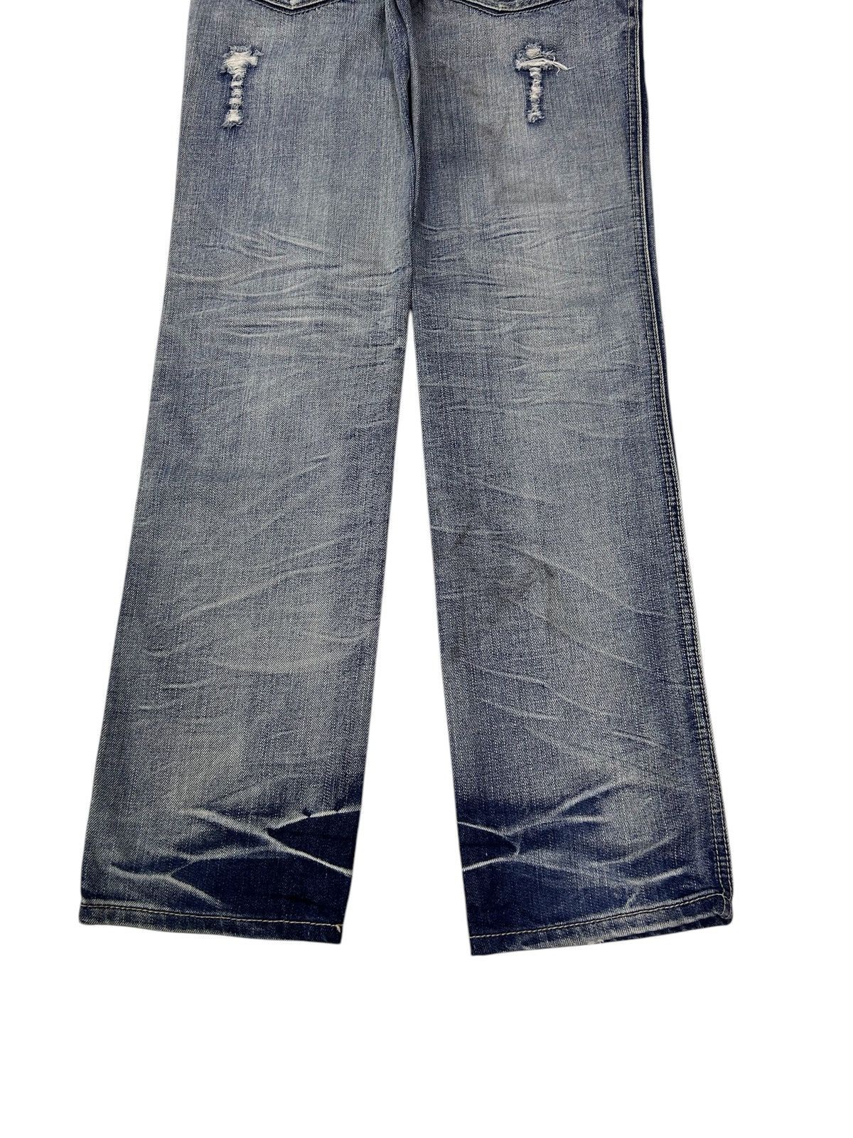 Japanese Brand × Vintage Vintage Japanese Denim Sp Ray Blue Wash Distressed Jeans Size US 30 / EU 46 - 5 Thumbnail