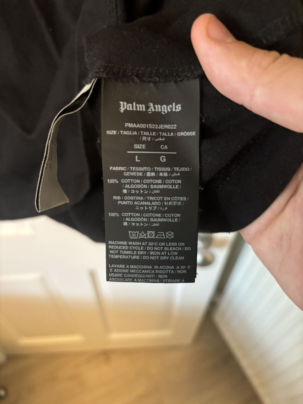 Palm Angels Palm Angels Broken Palm Graphic T-Shirt Size US L / EU 52-54 / 3 - 13 Thumbnail
