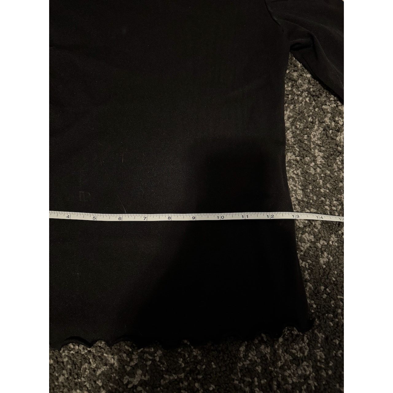 Brandy Melville John Galt Black Long Sleeve Top Size ONE SIZE - 5 Thumbnail