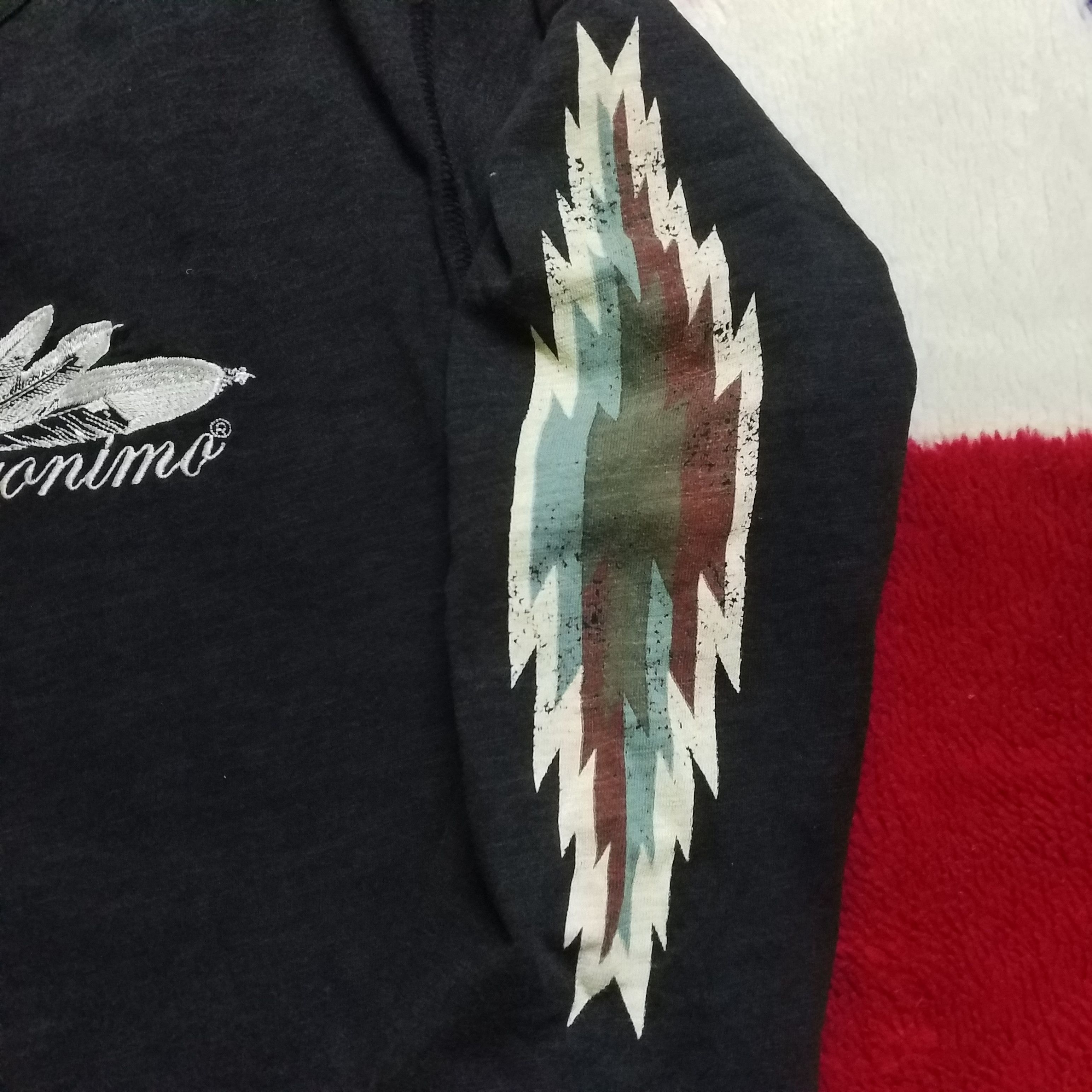 Japanese Brand GERONIMO 3Q SLEEVE INDIAN STYLE NAVAJO Size US M / EU 48-50 / 2 - 4 Thumbnail