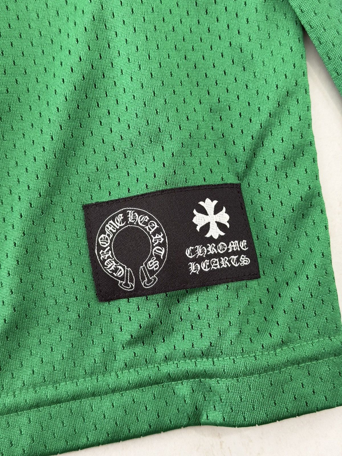 Chrome Hearts Chrome Hearts Green Exclusive Mesh Longsleeve Sz.L Size US L / EU 52-54 / 3 - 6 Thumbnail