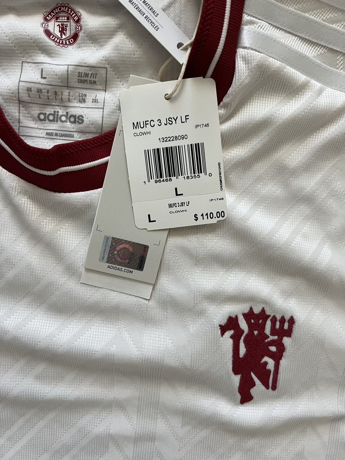 Adidas Adidas Manchester United 23/24 Third Soccer Jersey Size US L / EU 52-54 / 3 - 8 Thumbnail