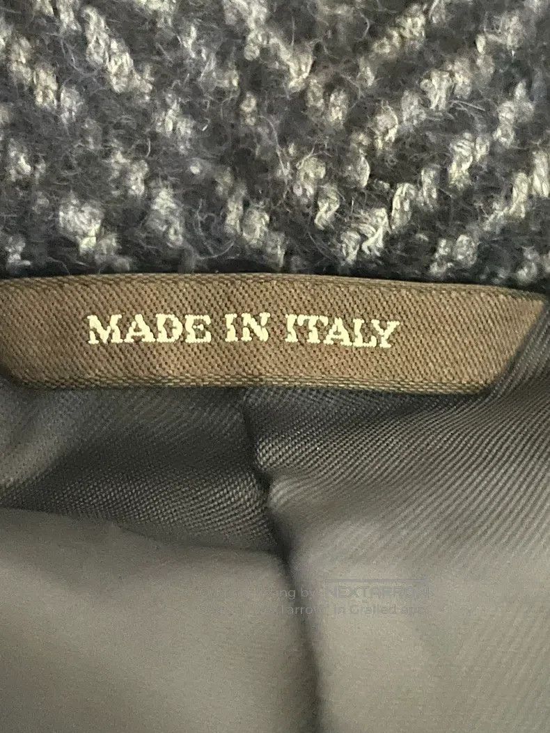 Loro Piana Loro Piana Blue Whole Alpaca Cashmere Knit Coat Size US M / EU 48-50 / 2 - 3 Thumbnail