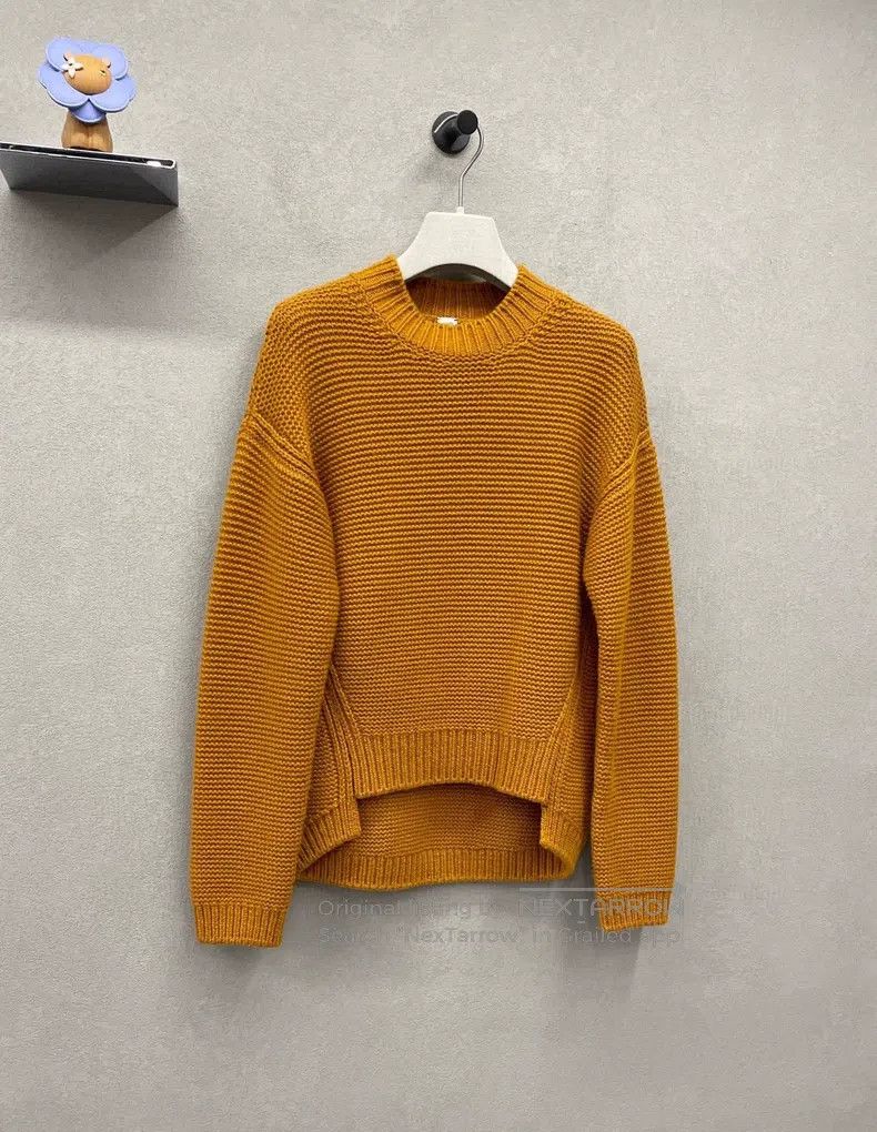 Hermes Hermes Ginger-colored knitted sweater Size XXS / US 00 / IT 34 - 3 Thumbnail