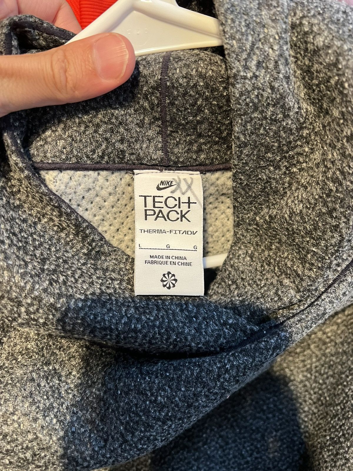 Nike Nike Forward Hoodie Tech Pack Grey Sweatshirt Women's Large Size L / US 10 / IT 46 - 7 Thumbnail