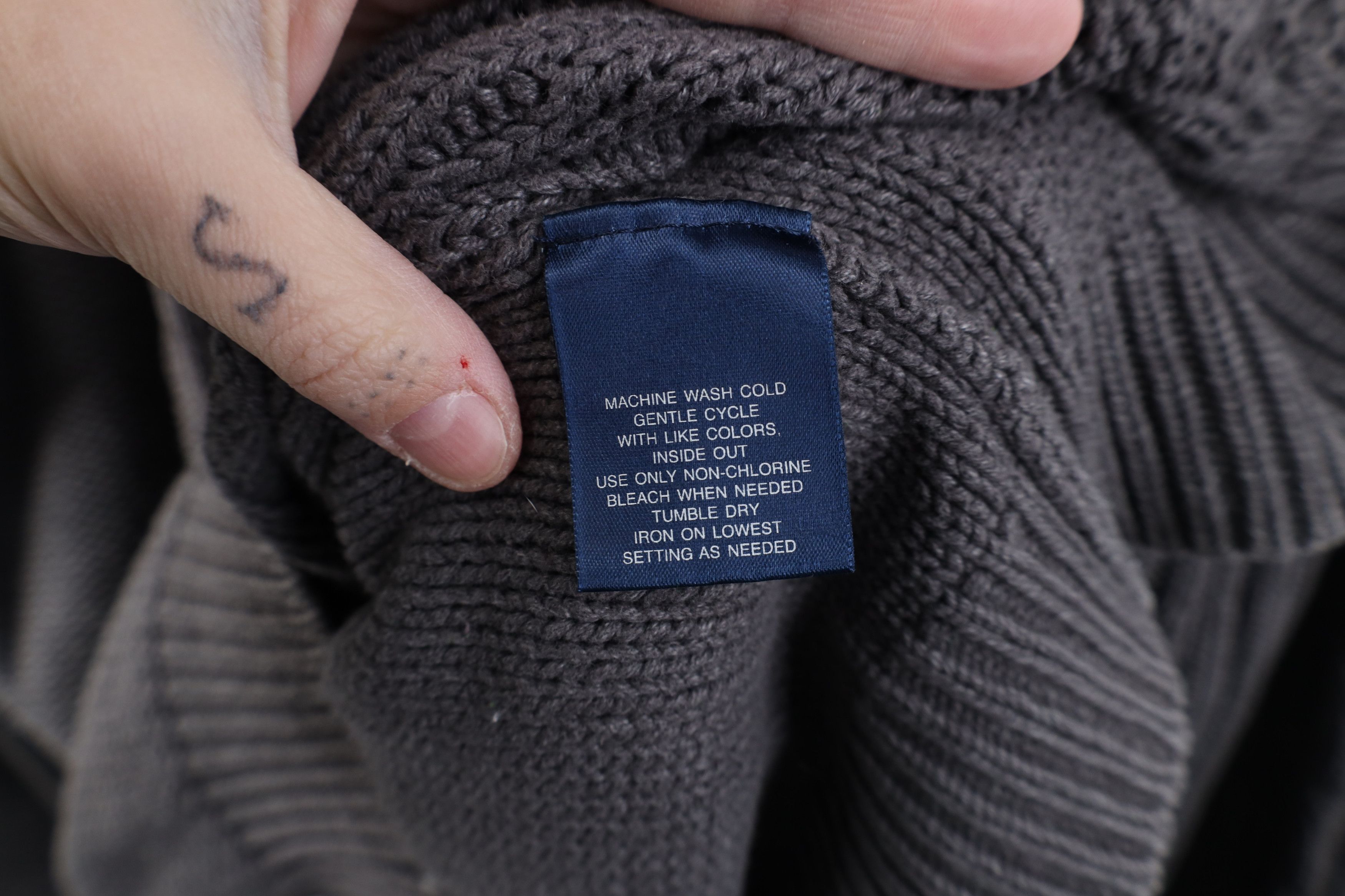 Vintage Vintage 90s Y2K Streetwear Knit Fisherman Henley Sweater Size US XL / EU 56 / 4 - 10 Thumbnail