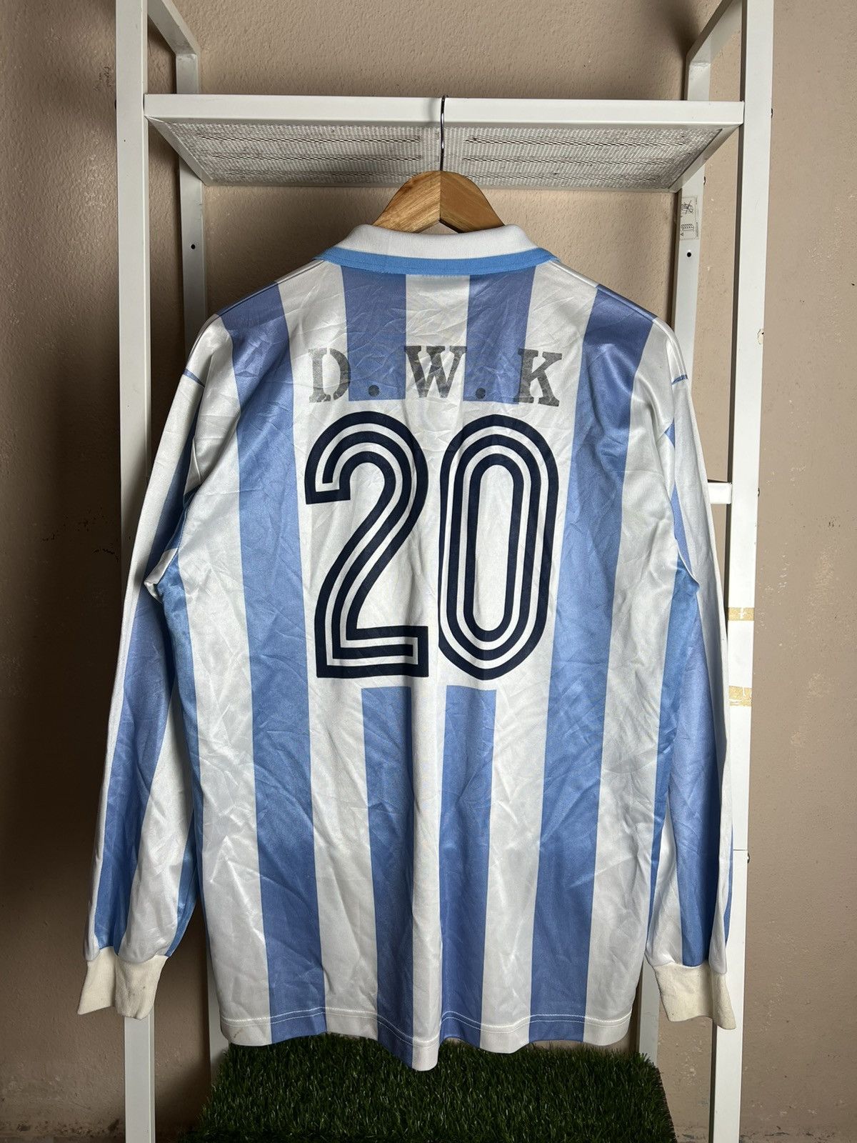Vintage Vintage Soccer Jersey Retro Collar Argentina Colourway Size US M / EU 48-50 / 2 - 6 Thumbnail