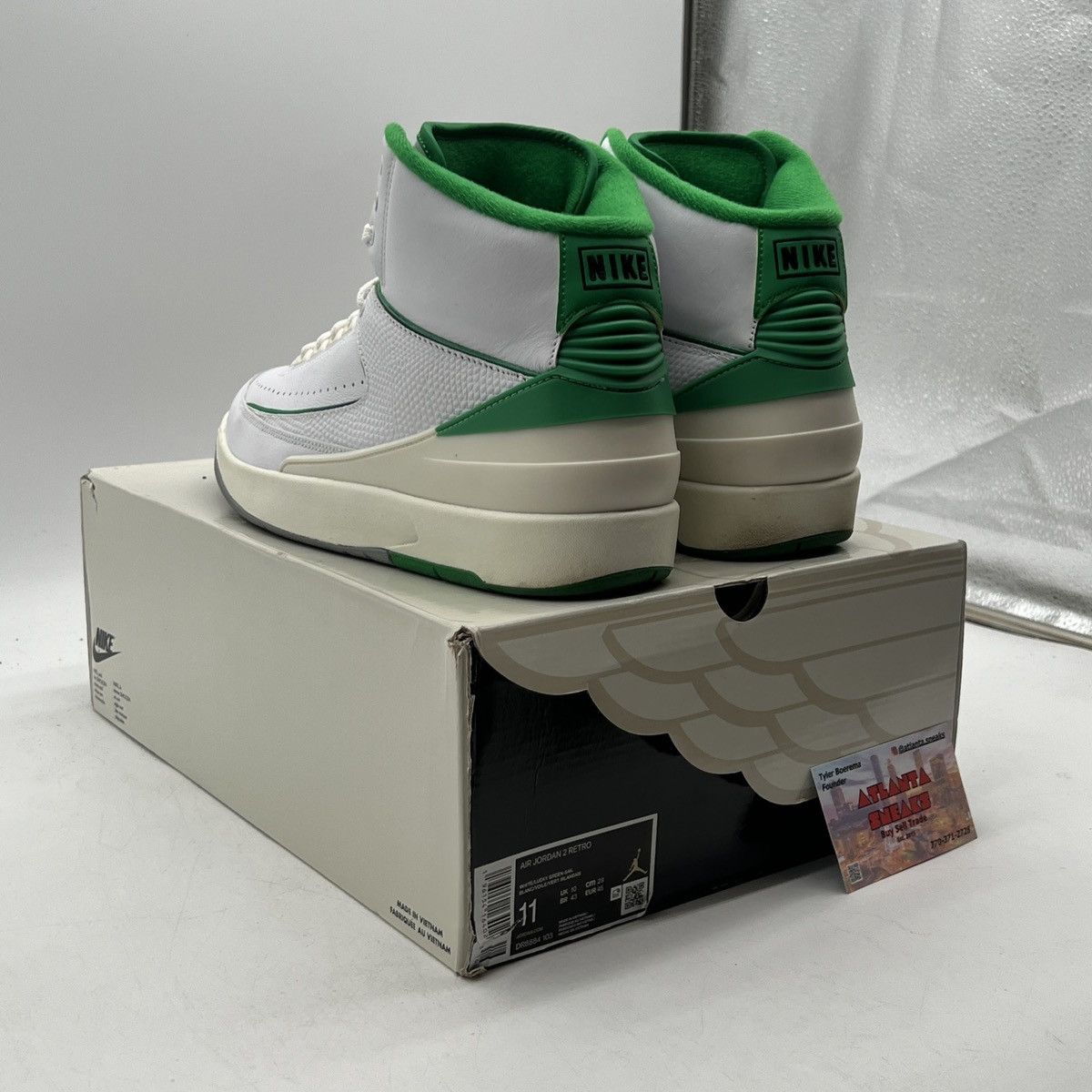 Jordan Brand Air Jordan 2 lucky green Size US 11 / EU 44 - 4 Thumbnail