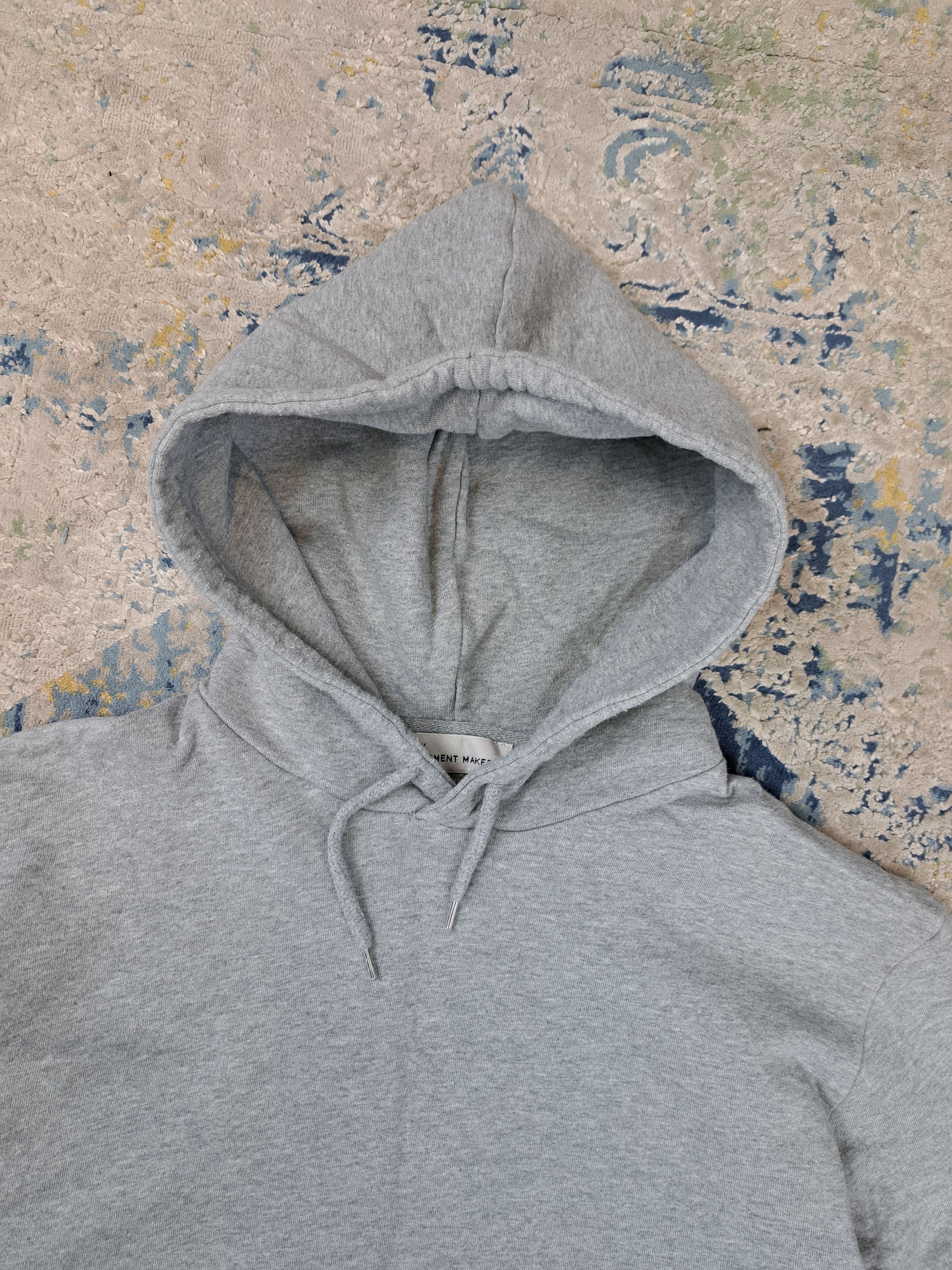 Vintage By Garment Makers Heavyweight Basic Hoodie Gray Size US L / EU 52-54 / 3 - 2 Thumbnail