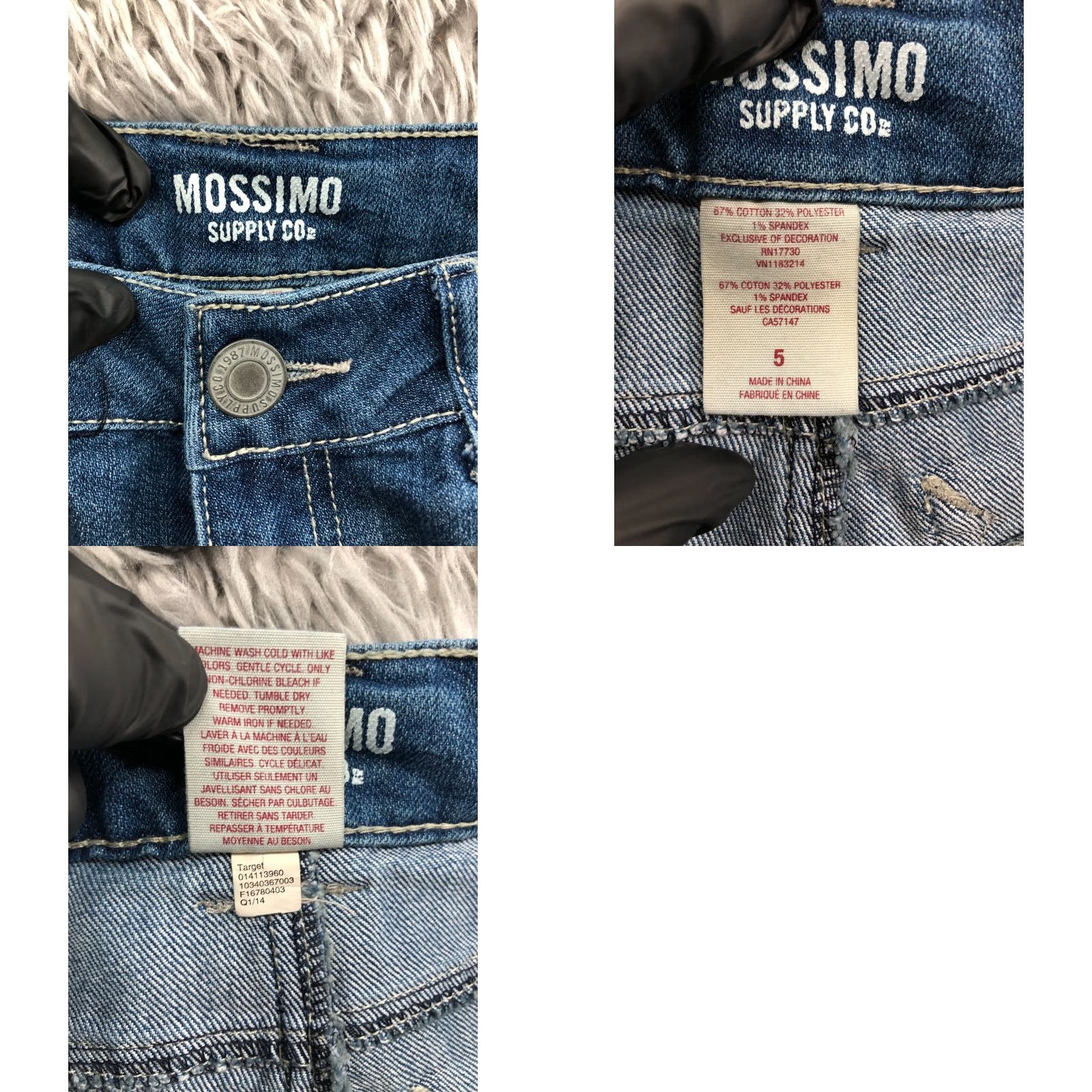 Mossimo Mossimo Bermuda Shorts Juniors Size 5 Mid Rise Medium Wash Blue Denim Jean Size 27" / US 4 / IT 40 - 8 Thumbnail