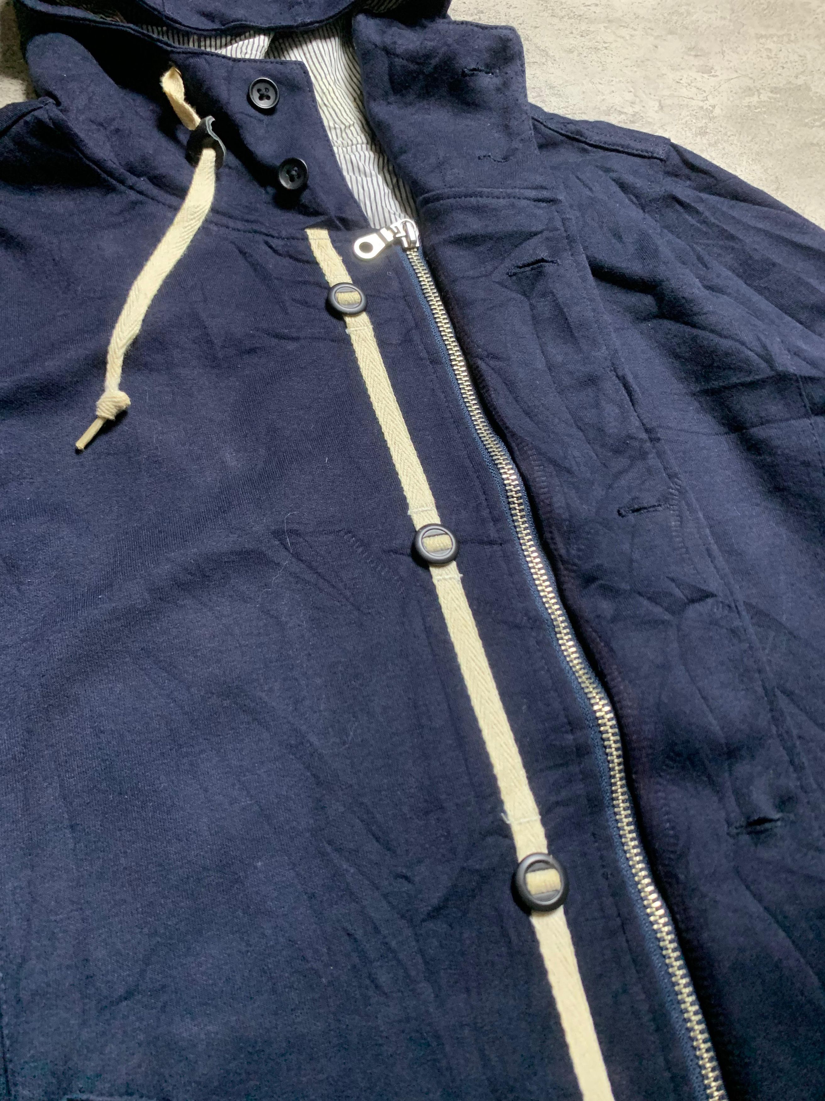 Takeo Kikuchi 2000s Takeo Kikuchi Zip Up Utility Jacket Navy Size US S / EU 44-46 / 1 - 5 Thumbnail