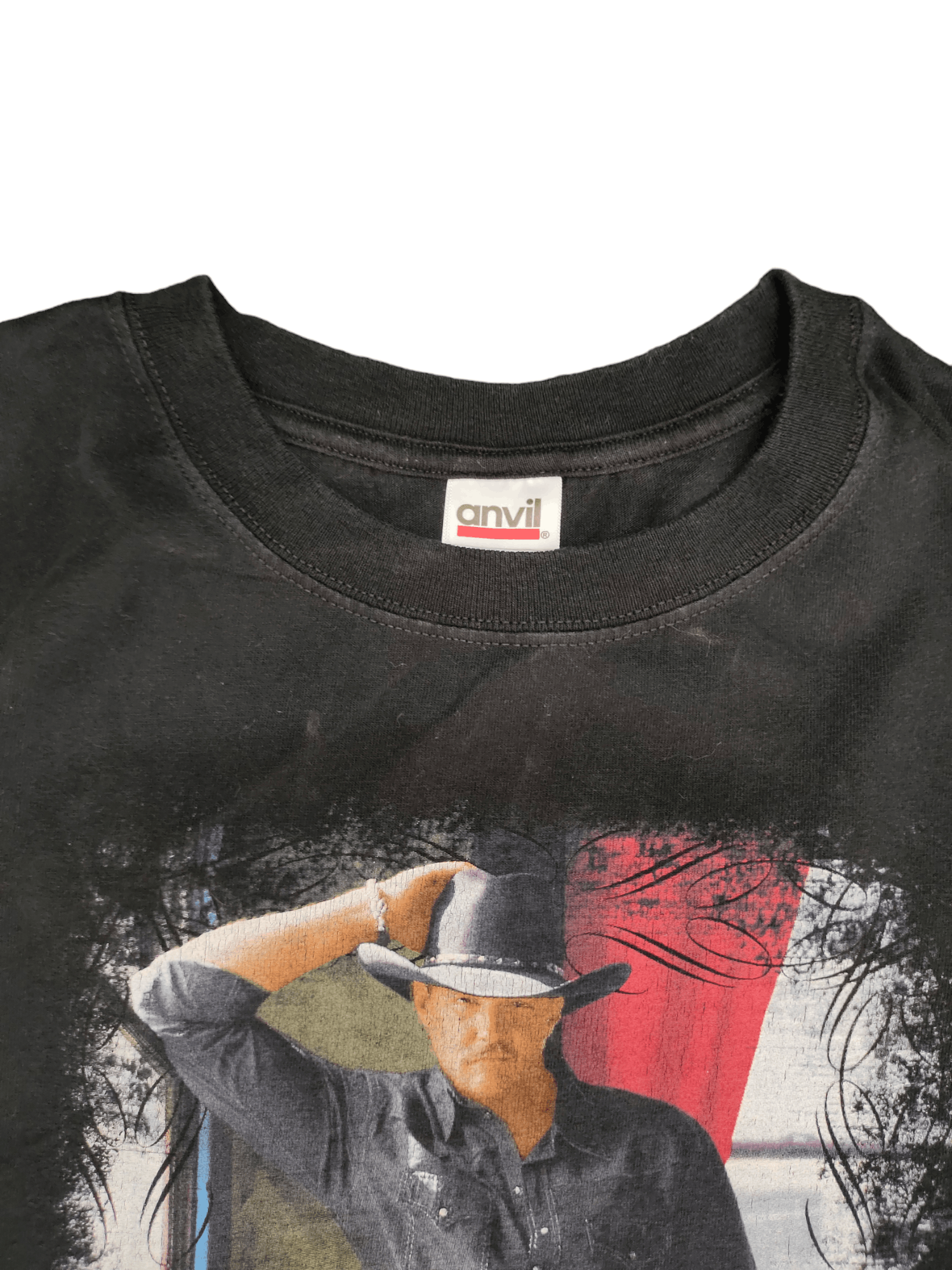 Band Tees Vintage 00s Trace Adkins American Man Tour 2008 T-Shirt Y2k Size US XXL / EU 58 / 5 - 4 Thumbnail