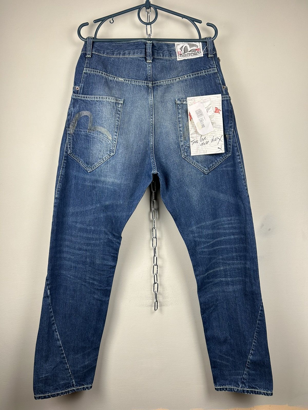Vintage Evisu Puma Jeans Pants Rare y2k