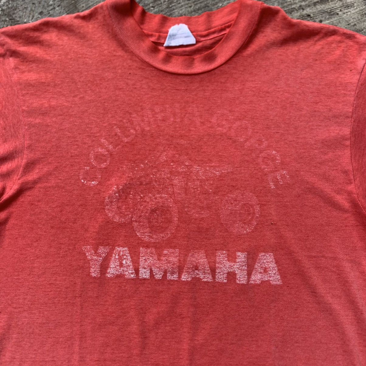 Yamaha Vintage Yamaha Columbia Gorge Thrashed Paper Thin T-Shirt Size US L / EU 52-54 / 3 - 11 Thumbnail