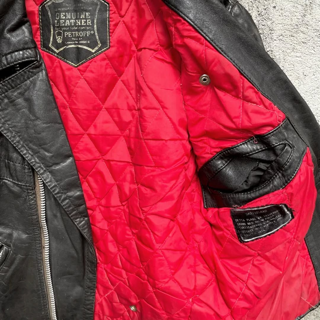 Other Petroff Leather Jacket Original 70s Metal Punk Size US XS / EU 42 / 0 - 4 Thumbnail