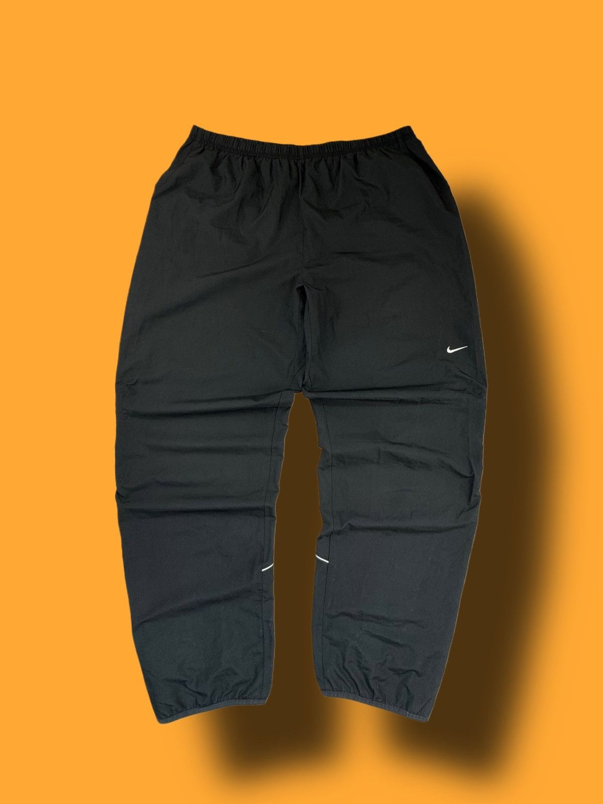 Nike × Vintage NIKE VINTAGE BASIC LOGO OVERSIZE BAGGY PANTS Size US 34 / EU 50 - 1 Thumbnail