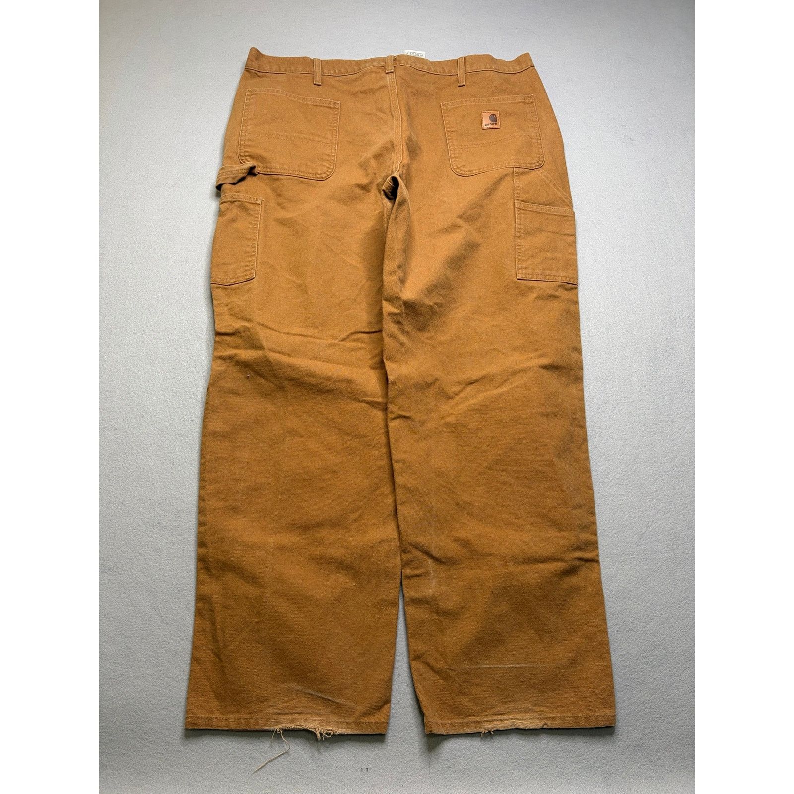 Carhartt Carhartt B11 BRN Duck Carpenter Work Pants Men’s 42x32 Size US 42 / EU 58 - 3 Thumbnail