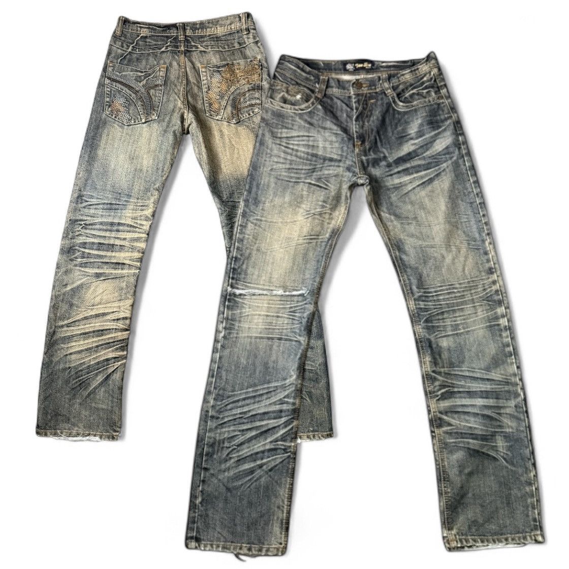 Hysteric Glamour CHU Seditionaries Embroidered Art Back Denim Size US 32 / EU 48 - 1 Thumbnail