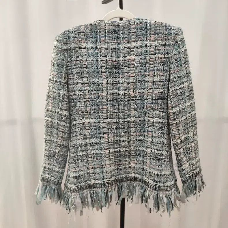 Other Chanel Tassel-edged double-row beveled blue-gray coat Size XXS / US 00 / IT 34 - 2 Thumbnail