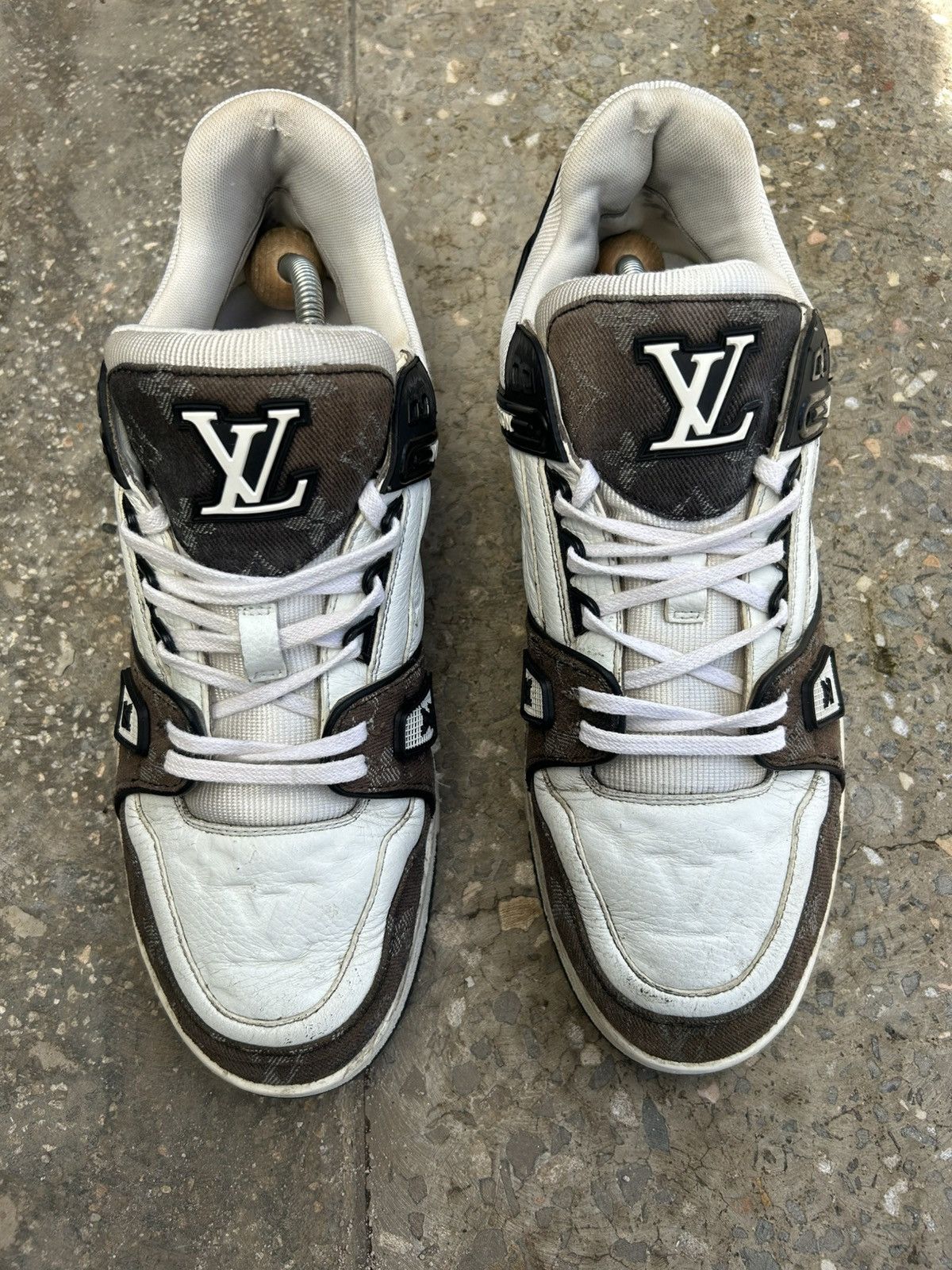 Louis Vuitton Louis Vuitton LV Trainer Sneaker Size US 11 / EU 44 - 1 Thumbnail