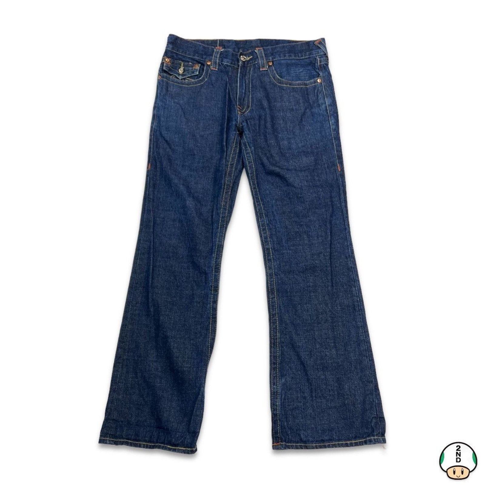 True Religion × Vintage Vintage True Religion Billy Jeans 36x32 USA Bootcut Denim Size US 36 / EU 52 - 1 Thumbnail