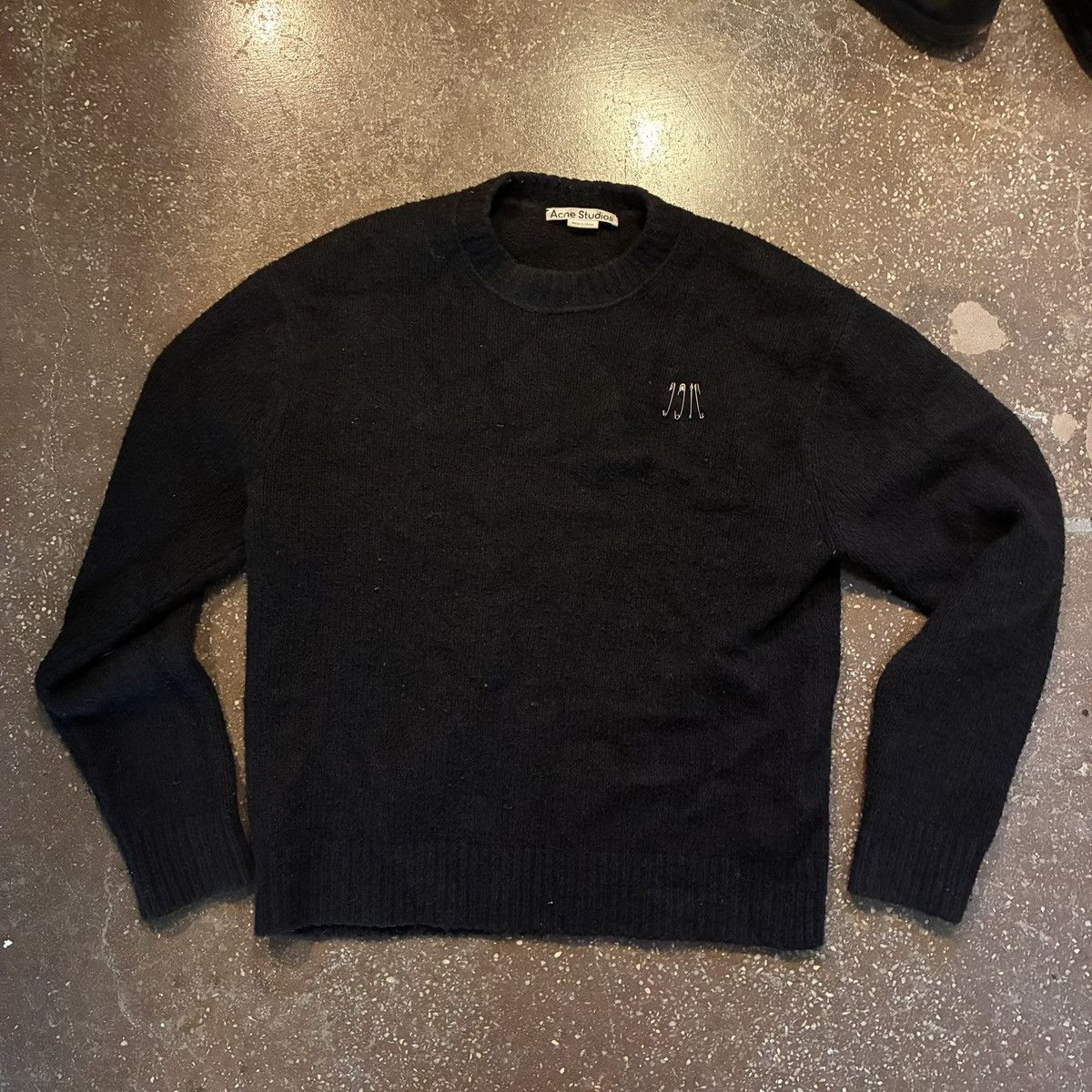 Acne Studios ACNE STUDIOS Wool Blend Heavyweight Boxy Sweater Size US M / EU 48-50 / 2 - 1 Thumbnail