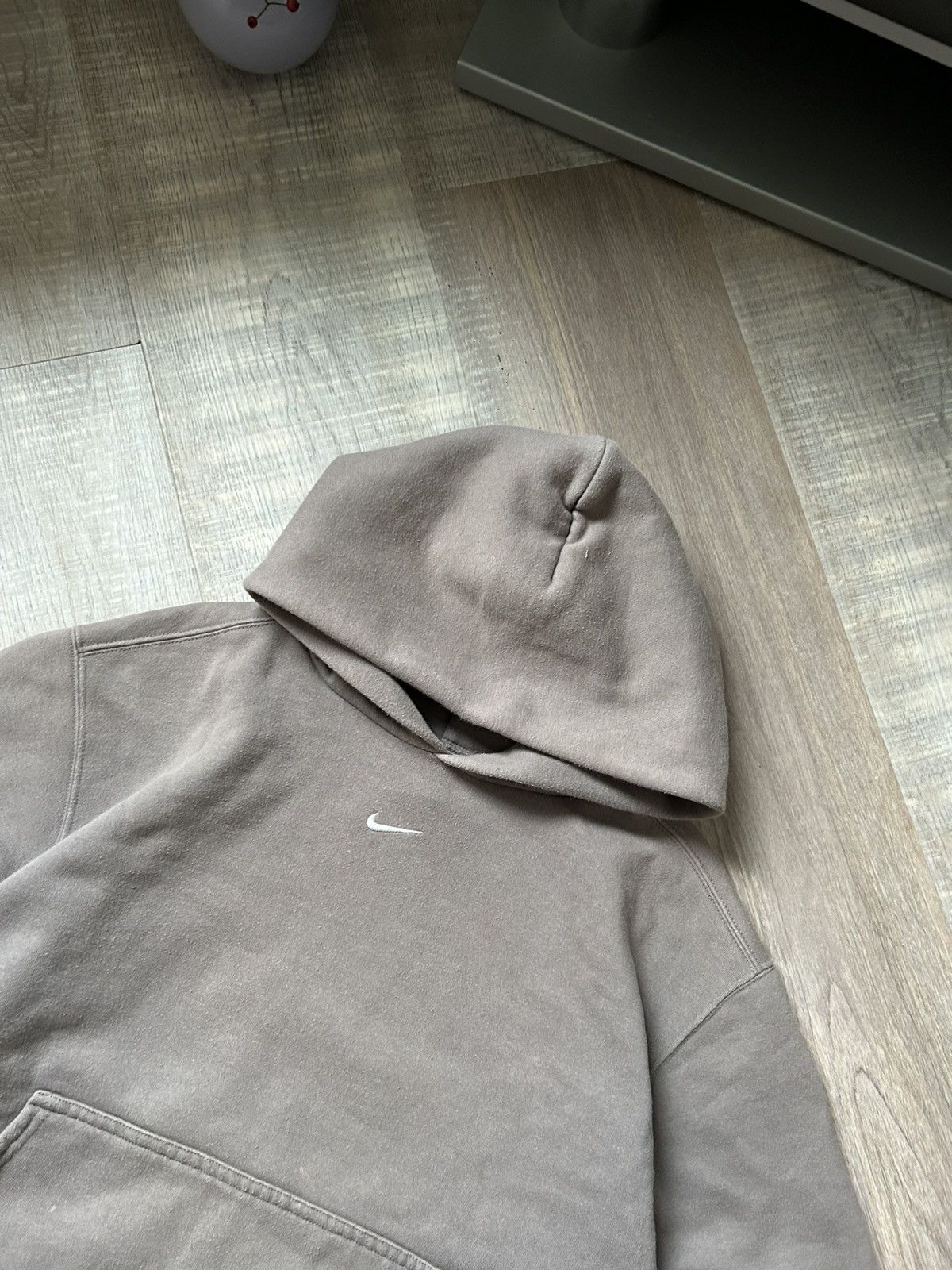 Other Vintage Nike Travis Scott Style Central Swoosh Gray Hoodie Size US S / EU 44-46 / 1 - 4 Thumbnail
