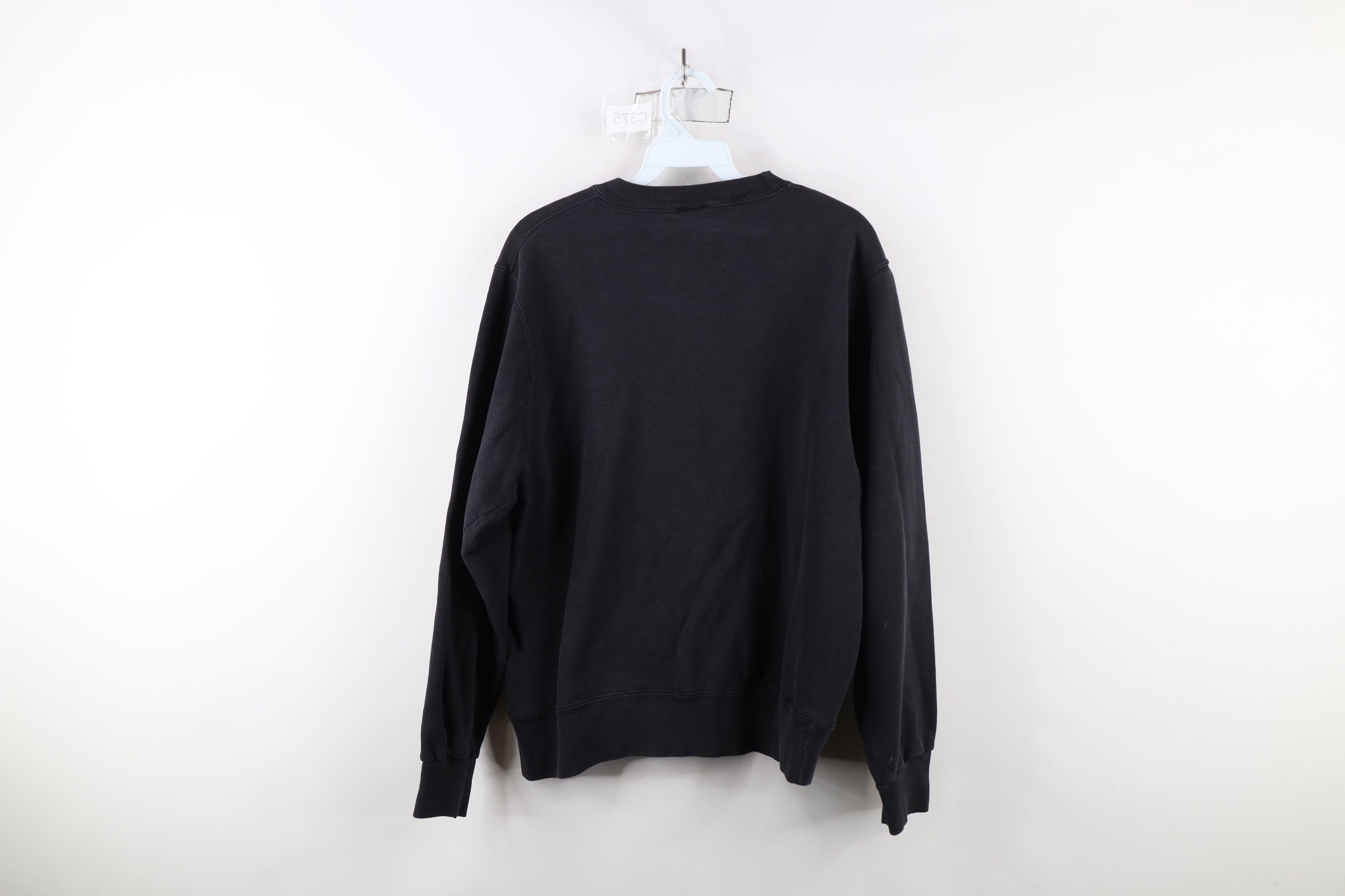Champion × Vintage Vintage 90s Champion Spell Out Crewneck Sweatshirt Black USA Size L / US 10 / IT 46 - 12 Thumbnail