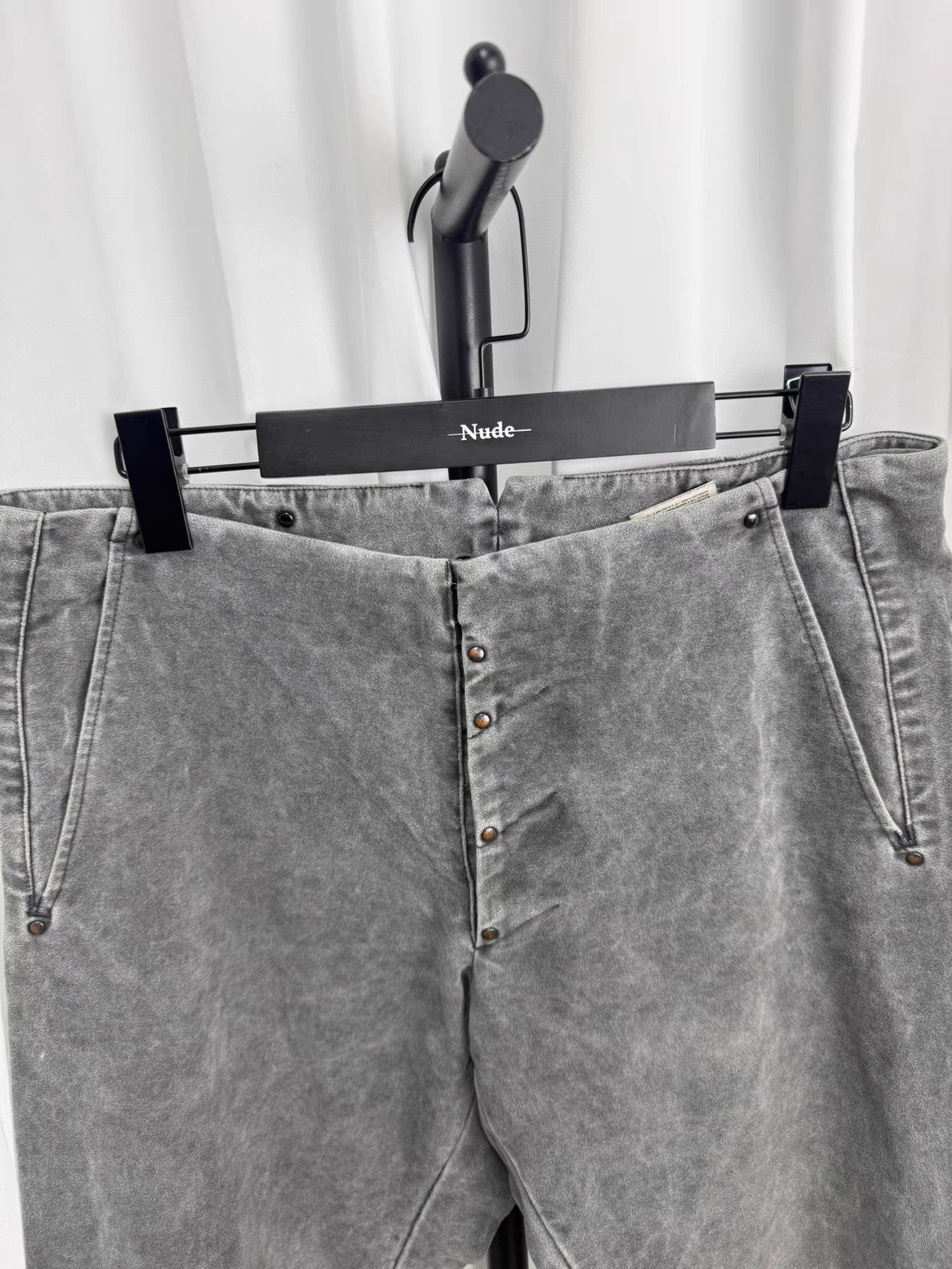 Maison Margiela Maison Martin Margiela 07AW Studded Moleskin Trousers K20 Size US 32 / EU 48 - 6 Thumbnail