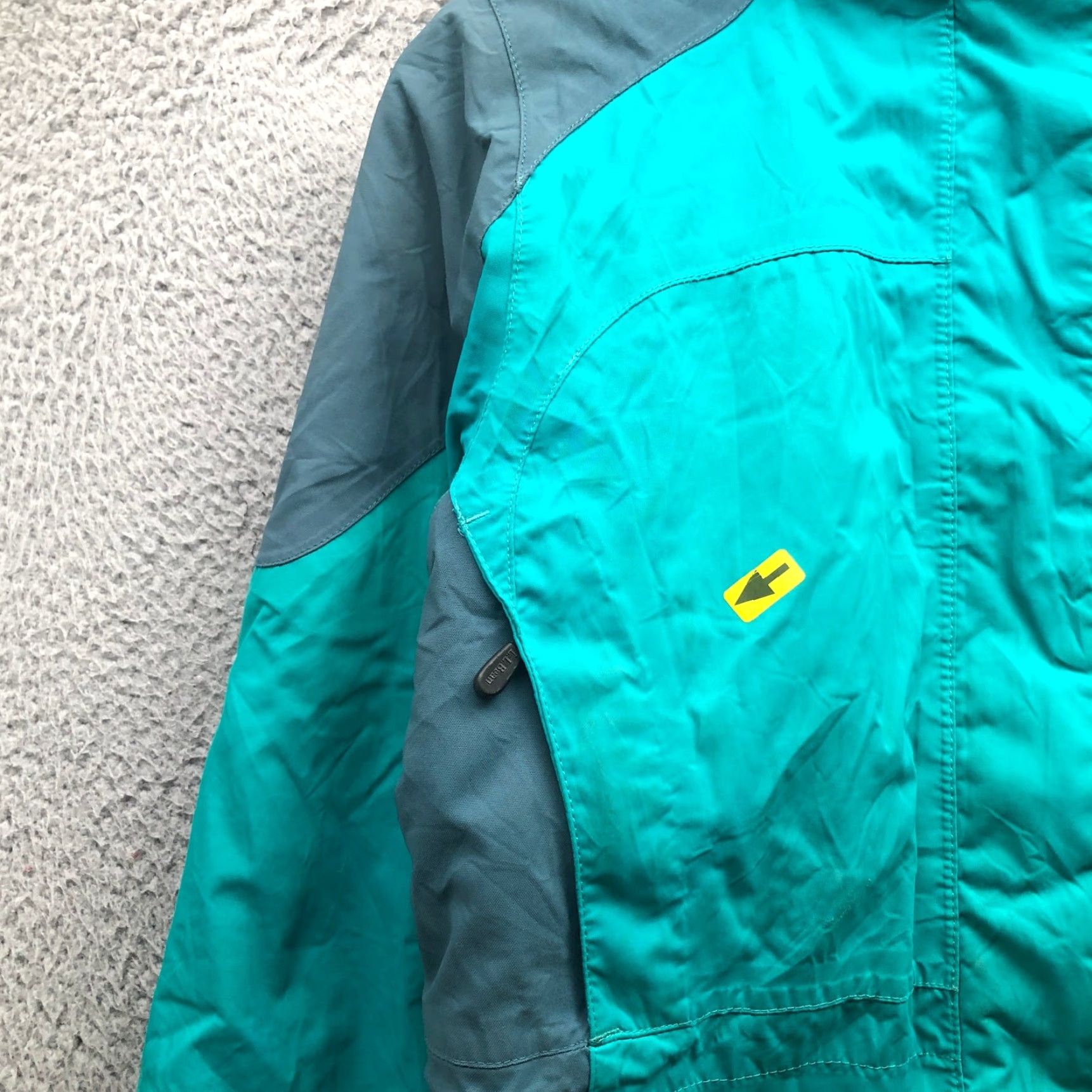 Vintage VINTAGE LL Bean Primaloft Snow Ski Jacket Hooded Womens XS Turquoise Green 258987 Size XS / US 0-2 / IT 36-38 - 6 Thumbnail