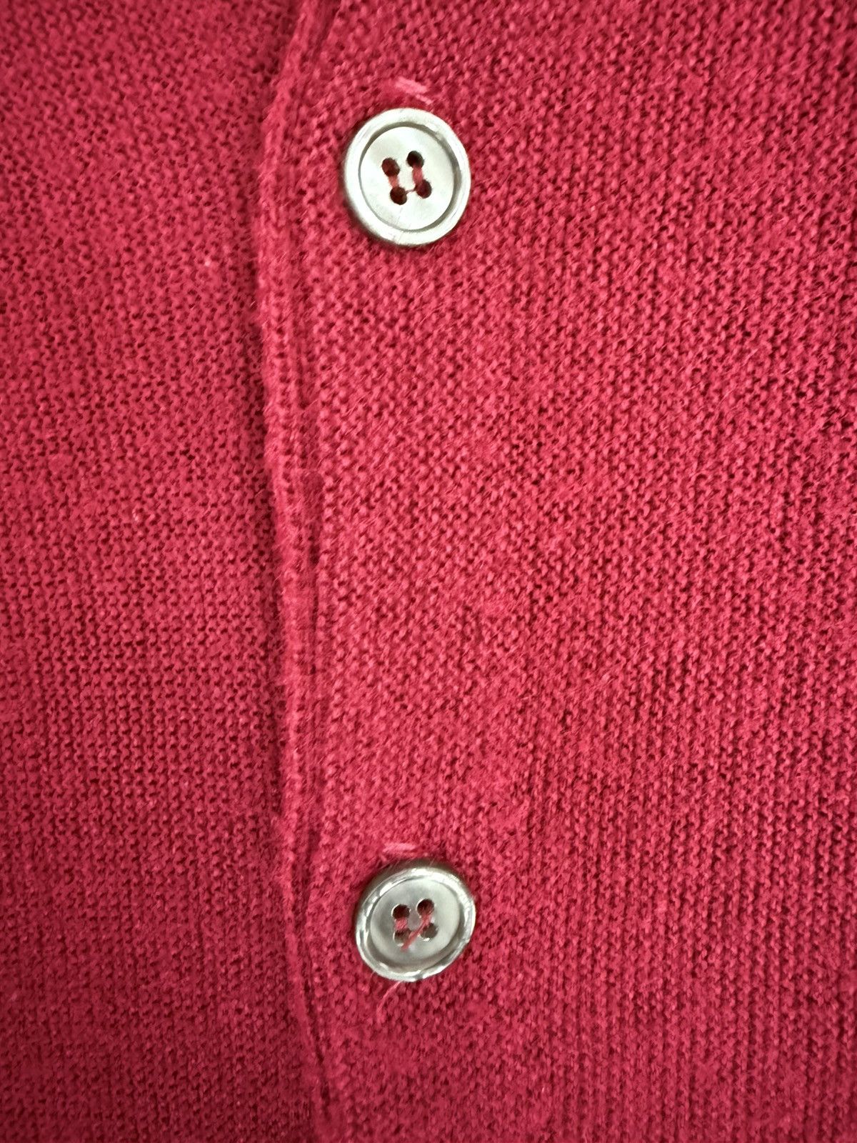 Izod Vintage IZOD Lacoste Cardigan Maroon 80s Preppy M Size US M / EU 48-50 / 2 - 4 Thumbnail