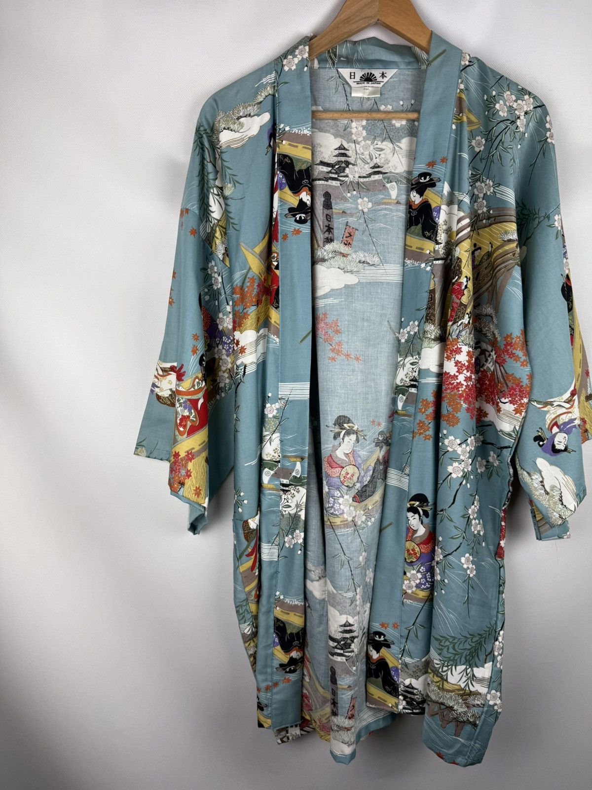 Other Japanese Overprinted Kimono Haori One Size Unisex Size US L / EU 52-54 / 3 - 2 Thumbnail