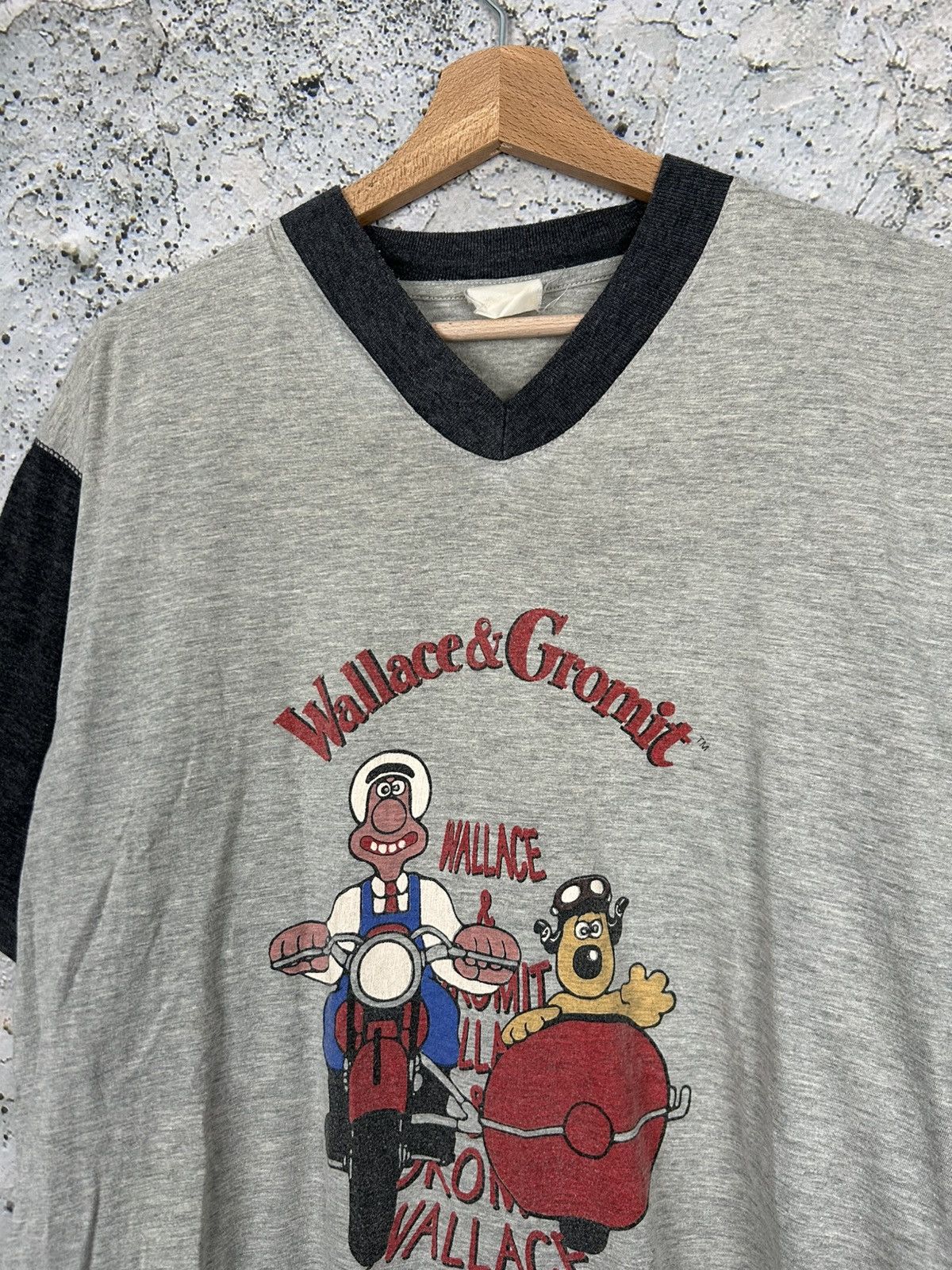Cartoon Network Vintage Wallace and Gromit 90s Cartoon Movie Graphic Tee Size US XL / EU 56 / 4 - 3 Thumbnail