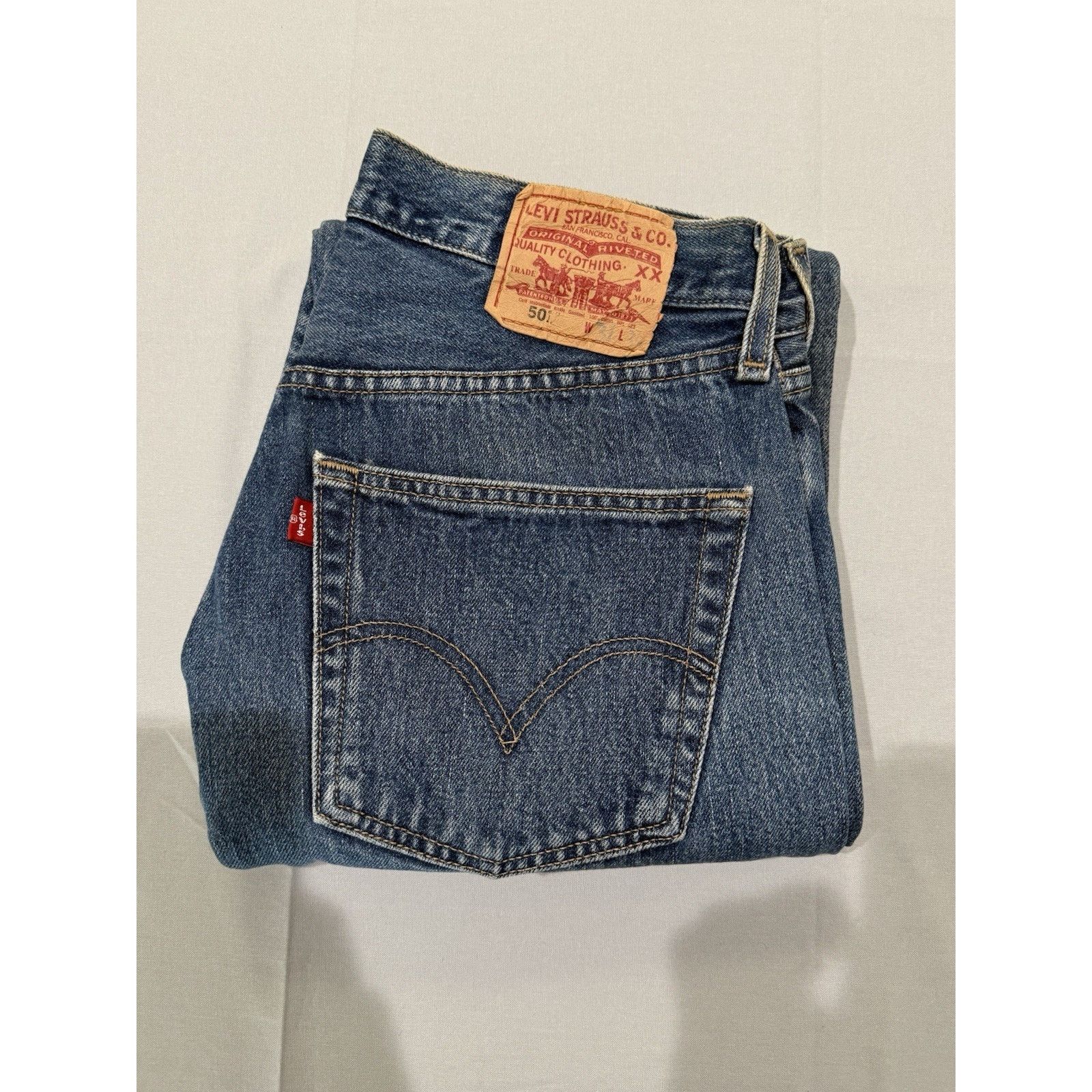 Levi's Vintage Levi's 501 XX Jeans Men's 31x34 Button Fly straight Size US 31 - 1 Thumbnail