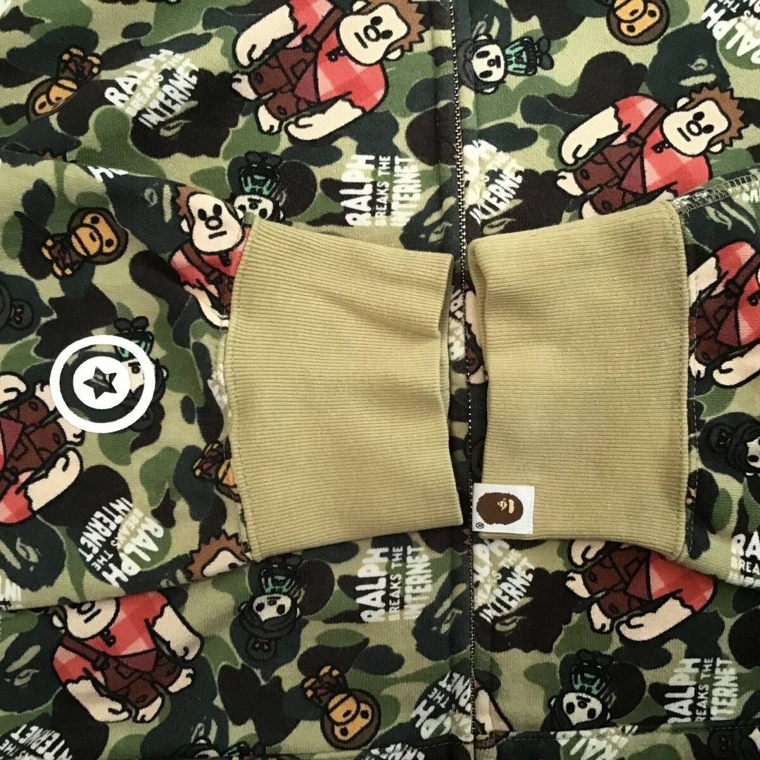 Bape BAPE Disney Ralph Breaks the Internet Shark Full Zip Hoodie Size US XXL / EU 58 / 5 - 7 Thumbnail