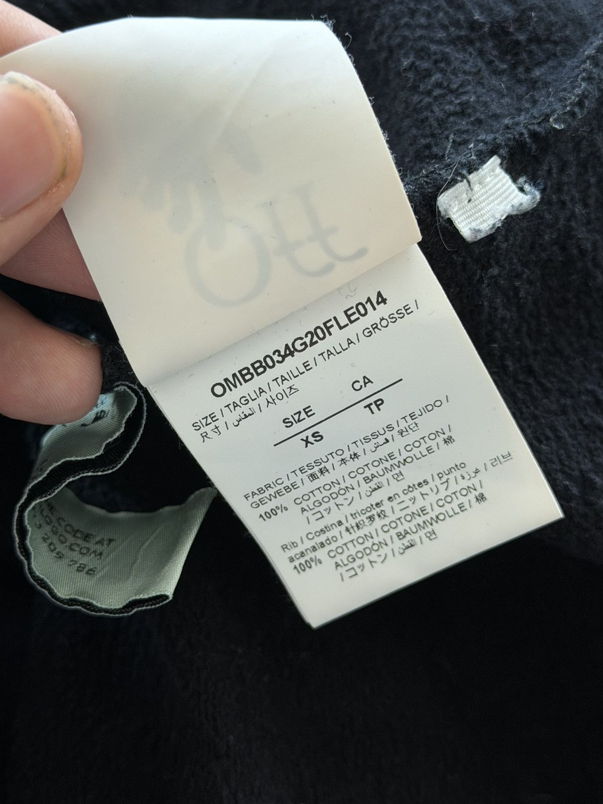 Off-White Off-White Black Hoodie Size US XS / EU 42 / 0 - 7 Thumbnail