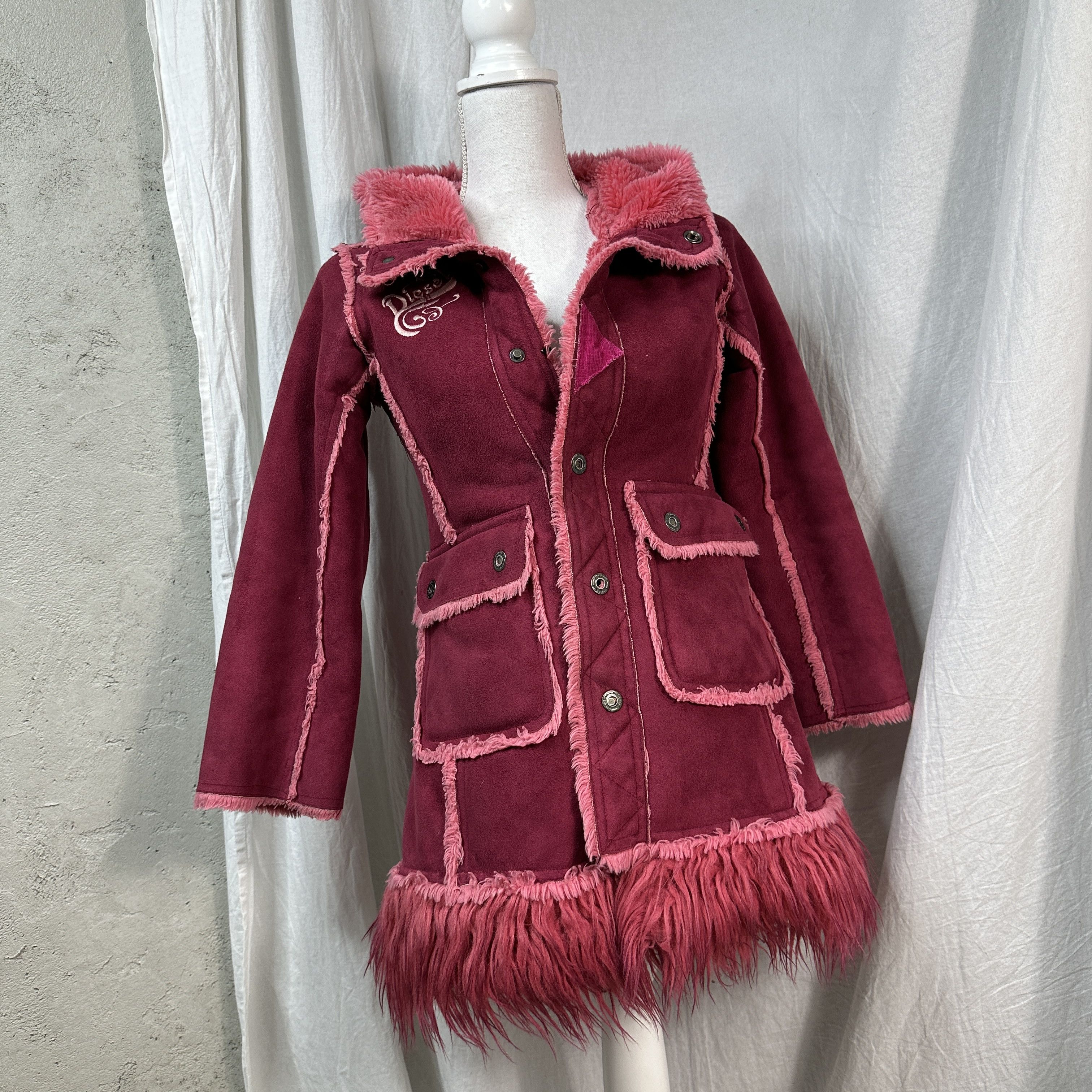 Diesel × Vintage Diesel Penny Lane Vintage Coat Size XXS / US 00 / IT 34 - 7 Thumbnail